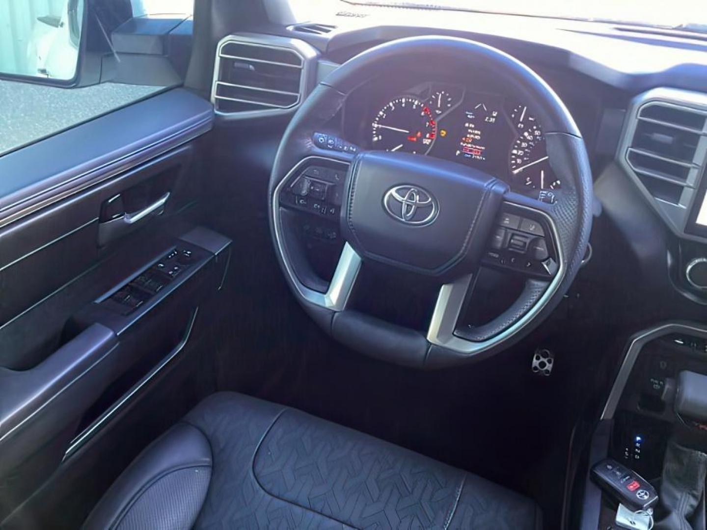 2022 White /Black Toyota Tundra (5TFLA5DB3NX) with an 34L V6 DOHC 24V engine, Automatic transmission, located at 1175 N Woodruff Ave, Idaho Falls, ID, 83401, 43.506901, -111.999657 - At Timberline Auto, finding a great deal on your next vehicle is always easy! Our experienced sales staff's goal is to help find you the right vehicle at the right price! Our knowledgeable finance department has options for almost any credit score. We offer extended service contract options to prote - Photo#15