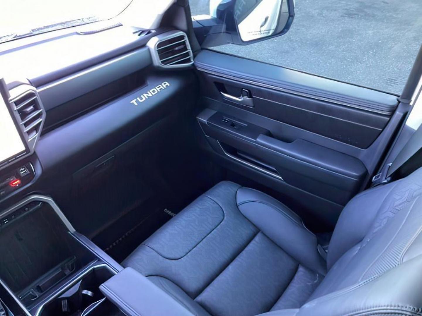 2022 White /Black Toyota Tundra (5TFLA5DB3NX) with an 34L V6 DOHC 24V engine, Automatic transmission, located at 1175 N Woodruff Ave, Idaho Falls, ID, 83401, 43.506901, -111.999657 - At Timberline Auto, finding a great deal on your next vehicle is always easy! Our experienced sales staff's goal is to help find you the right vehicle at the right price! Our knowledgeable finance department has options for almost any credit score. We offer extended service contract options to prote - Photo#23