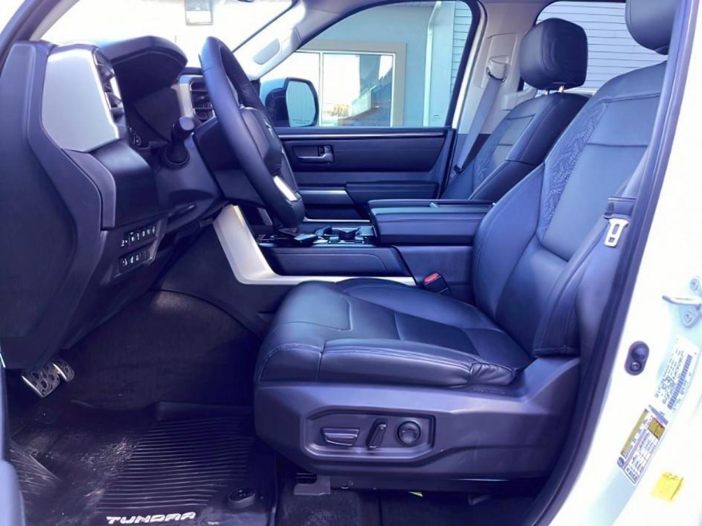 2022 White /Black Toyota Tundra (5TFLA5DB3NX) with an 34L V6 DOHC 24V engine, Automatic transmission, located at 1175 N Woodruff Ave, Idaho Falls, ID, 83401, 43.506901, -111.999657 - At Timberline Auto, finding a great deal on your next vehicle is always easy! Our experienced sales staff's goal is to help find you the right vehicle at the right price! Our knowledgeable finance department has options for almost any credit score. We offer extended service contract options to prote - Photo#24
