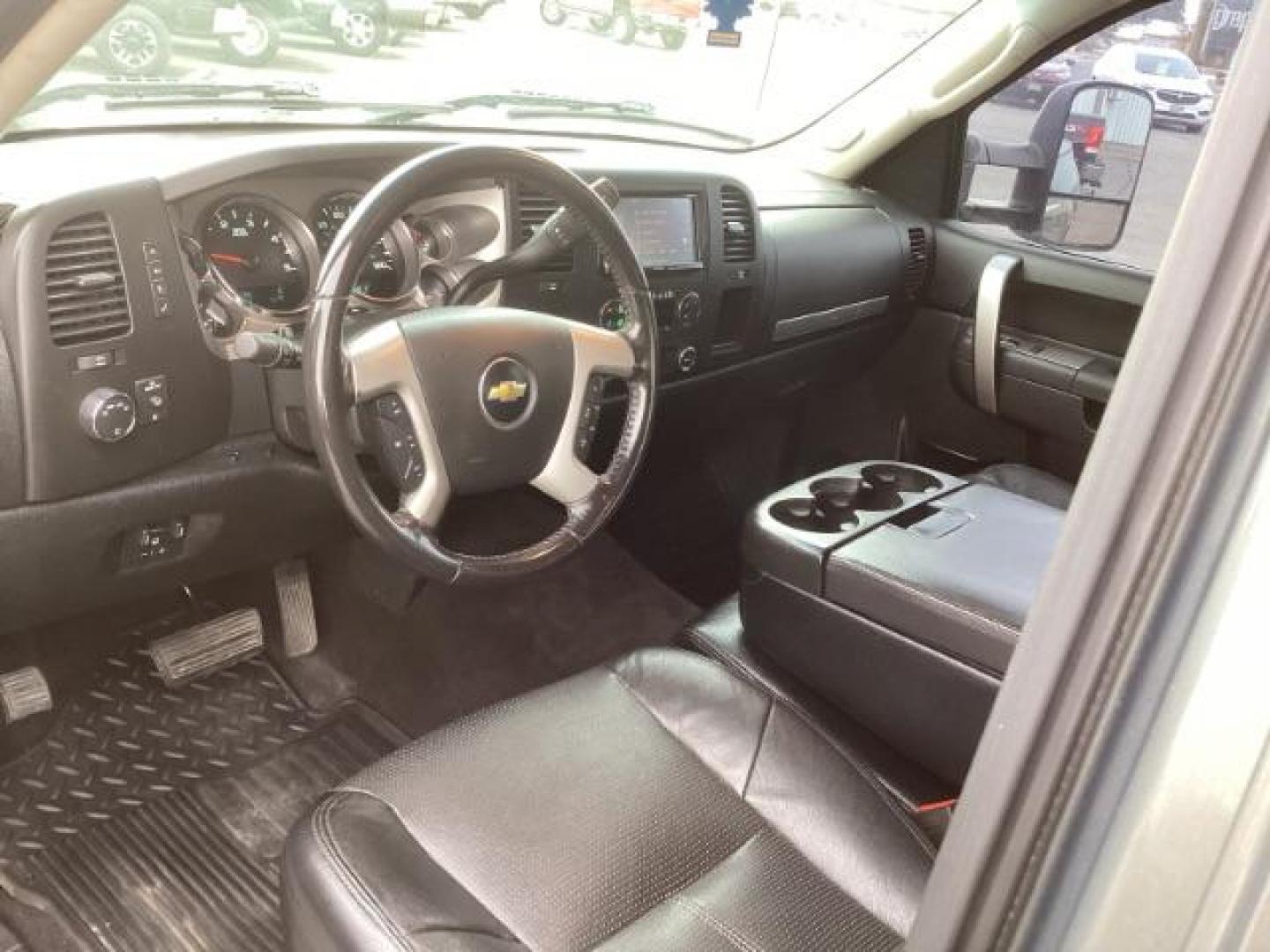 2011 Taupe Gray Metallic /Ebony Leather Interior Chevrolet Silverado 3500HD LT Crew Cab 4WD (1GC4K0C81BF) with an 6.6L V8 OHV 32V TURBO DIESEL engine, 6-Speed Automatic transmission, located at 1235 N Woodruff Ave., Idaho Falls, 83401, (208) 523-1053, 43.507172, -112.000488 - Photo#15