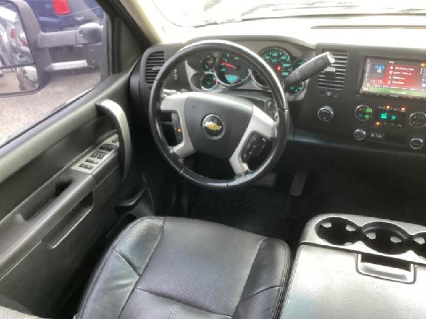 2011 Taupe Gray Metallic /Ebony Leather Interior Chevrolet Silverado 3500HD LT Crew Cab 4WD (1GC4K0C81BF) with an 6.6L V8 OHV 32V TURBO DIESEL engine, 6-Speed Automatic transmission, located at 1235 N Woodruff Ave., Idaho Falls, 83401, (208) 523-1053, 43.507172, -112.000488 - Photo#23