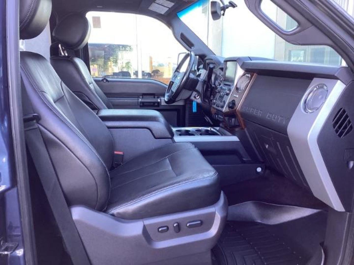 2015 Blue Jeans Metallic /Black Ford F-350 SD Lariat Crew Cab 4WD (1FT8W3BT4FE) with an 6.7L V8 OHV 16V DIESEL engine, 6-Speed Automatic transmission, located at 1235 N Woodruff Ave., Idaho Falls, 83401, (208) 523-1053, 43.507172, -112.000488 - Photo#16