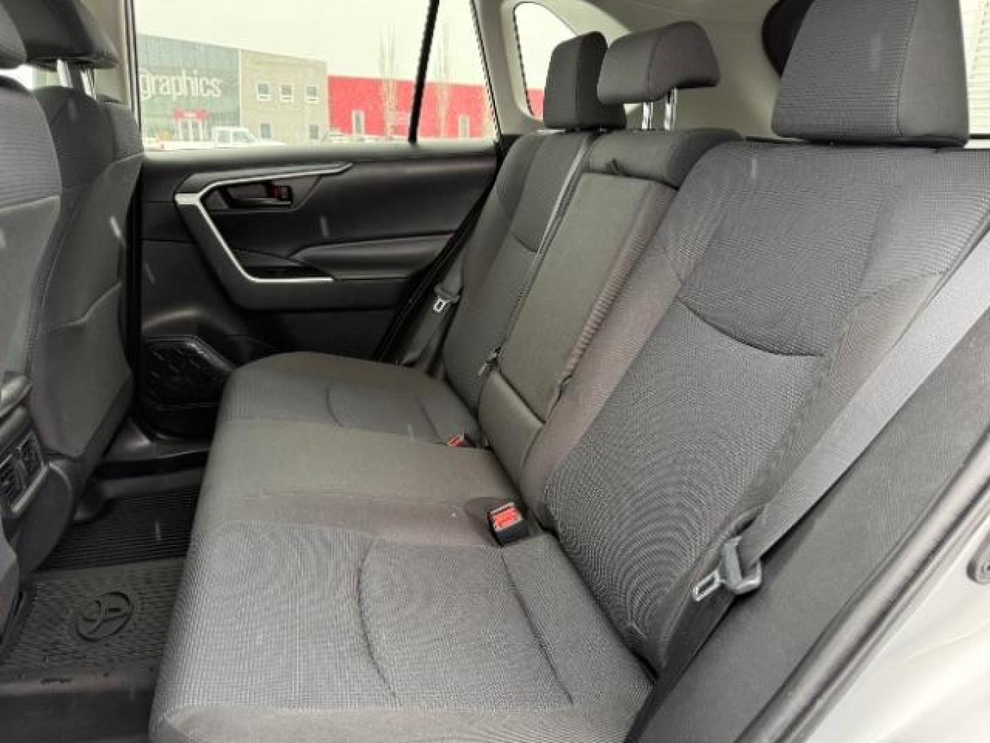 2021 Silver Sky Metallic /Black, cloth Toyota RAV4 Hybrid LE (4T3L6RFVXMU) with an 2.5L L4 DOHC 16V HYBRID engine, Continuously Variable Transmission transmission, located at 1235 N Woodruff Ave., Idaho Falls, 83401, (208) 523-1053, 43.507172, -112.000488 - At Timberline Auto, finding a great deal on your next vehicle is always easy! Our experienced sales staff's goal is to help find you the right vehicle at the right price! Our knowledgeable finance department has options for almost any credit score. We offer extended service contract options to prote - Photo#28