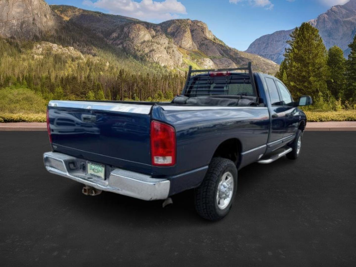2006 BLUE /Medium Slate Gray Cloth Interior Dodge Ram 3500 SLT Quad Cab Long Bed 4WD (3D7LX38C96G) with an 5.9L L6 OHV 24V TURBO DIESEL engine, 6-Speed Manual transmission, located at 1235 N Woodruff Ave., Idaho Falls, 83401, (208) 523-1053, 43.507172, -112.000488 - At Timberline Auto, finding a great deal on your next vehicle is always easy! Our experienced sales staff's goal is to help find you the right vehicle at the right price! Our knowledgeable finance department has options for almost any credit score. We offer extended service contract options to prote - Photo#5