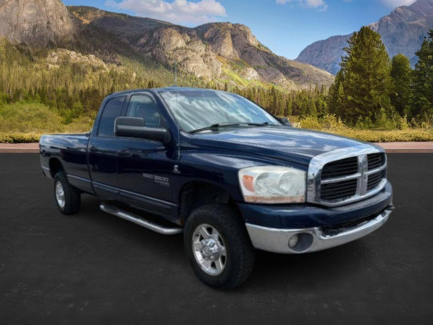 2006 BLUE /Medium Slate Gray Cloth Interior Dodge Ram 3500 SLT Quad Cab Long Bed 4WD (3D7LX38C96G) with an 5.9L L6 OHV 24V TURBO DIESEL engine, 6-Speed Manual transmission, located at 1235 N Woodruff Ave., Idaho Falls, 83401, (208) 523-1053, 43.507172, -112.000488 - At Timberline Auto, finding a great deal on your next vehicle is always easy! Our experienced sales staff's goal is to help find you the right vehicle at the right price! Our knowledgeable finance department has options for almost any credit score. We offer extended service contract options to prote - Photo#7