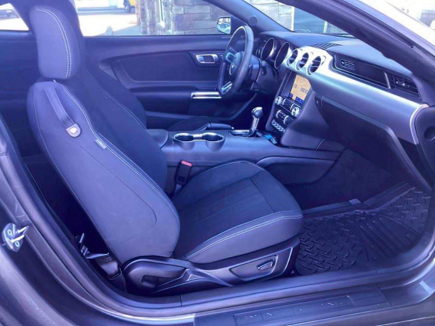 2020 GRAY /CLOTH Ford Mustang (1FA6P8TH3L5) with an 23 engine, Automatic transmission, located at 1175 N Woodruff Ave, Idaho Falls, ID, 83401, 43.506901, -111.999657 - At Timberline Auto, finding a great deal on your next vehicle is always easy! Our experienced sales staff's goal is to help find you the right vehicle at the right price! Our knowledgeable finance department has options for almost any credit score. We offer extended service contract options to prote - Photo#20