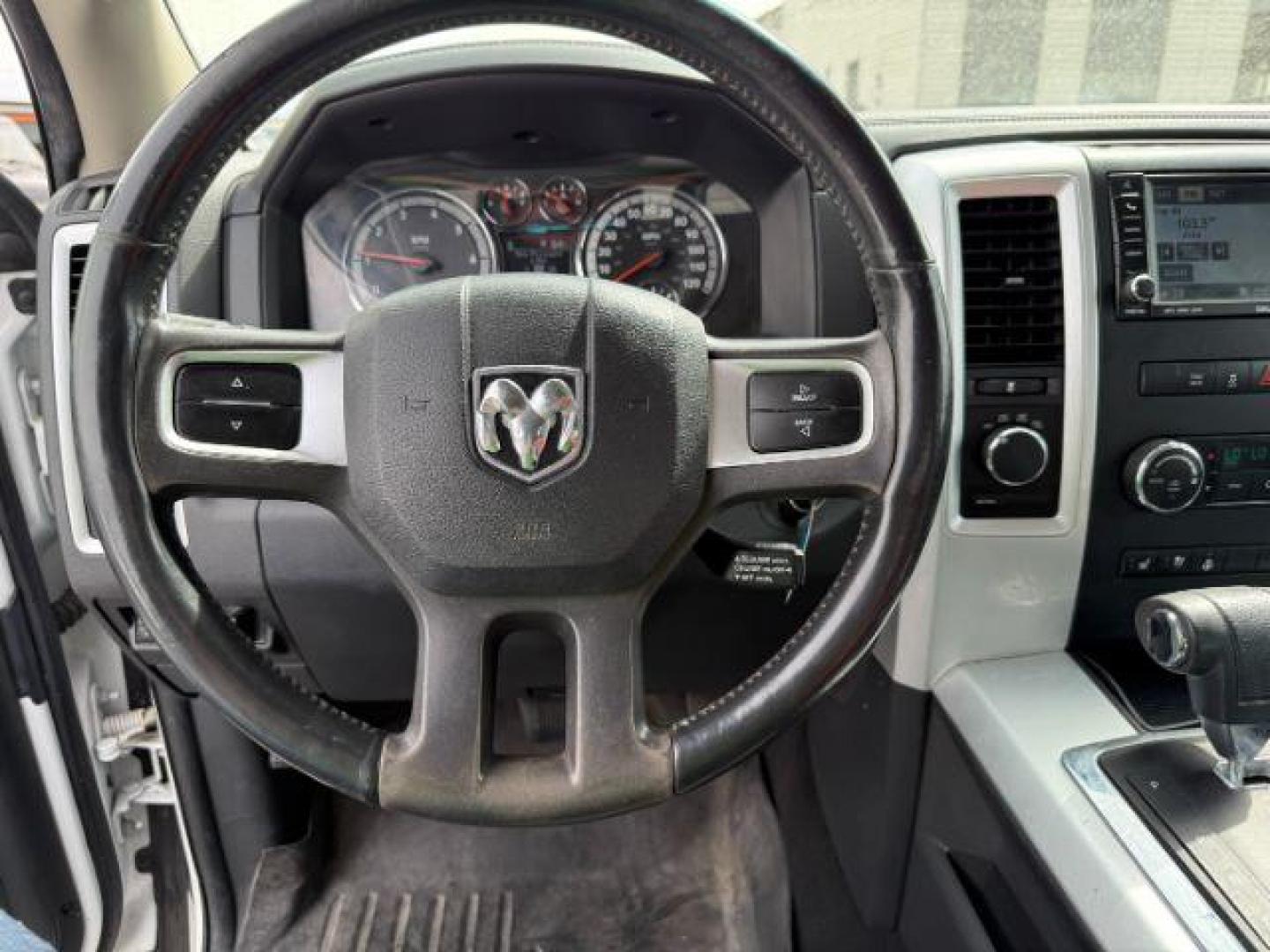 2011 Bright White /Dark Slate Leather Interior RAM 1500 Laramie Quad Cab 4WD (1D7RV1GT9BS) with an 5.7L V8 OHV 16V engine, 5-Speed Automatic transmission, located at 1235 N Woodruff Ave., Idaho Falls, 83401, (208) 523-1053, 43.507172, -112.000488 - At Timberline Auto, finding a great deal on your next vehicle is always easy! Our experienced sales staff's goal is to help find you the right vehicle at the right price! Our knowledgeable finance department has options for almost any credit score. We offer extended service contract options to prote - Photo#13