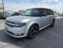 2013 Ingot Silver Metallic /Charcoal Black Leather Interior Ford Flex Limited AWD (2FMHK6DT9DB) with an 3.5L V6 DOHC 24V engine, 6-Speed Automatic Overdrive transmission, located at 1235 N Woodruff Ave., Idaho Falls, 83401, (208) 523-1053, 43.507172, -112.000488 - At Timberline Auto, finding a great deal on your next vehicle is always easy! Our experienced sales staff's goal is to help find you the right vehicle at the right price! Our knowledgeable finance department has options for almost any credit score. We offer extended service contract options to prote - Photo#0