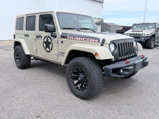 2018 TAN /Black, cloth Jeep Wrangler JK Unlimited Rubicon 4WD (1C4BJWFG4JL) with an 3.6L V6 DOHC 24V FFV engine, 6-Speed Automatic transmission, located at 1235 N Woodruff Ave., Idaho Falls, 83401, (208) 523-1053, 43.507172, -112.000488 - At Timberline Auto, finding a great deal on your next vehicle is always easy! Our experienced sales staff goal is to help find you the right vehicle at the right price! Our knowledgeable finance department has options for almost any credit score. We offer extended service contract options to prot- Photo#8