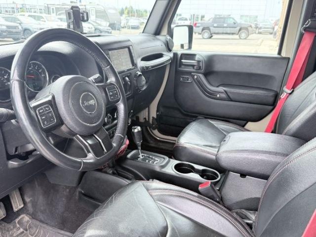 2018 TAN /Black, cloth Jeep Wrangler JK Unlimited Rubicon 4WD (1C4BJWFG4JL) with an 3.6L V6 DOHC 24V FFV engine, 6-Speed Automatic transmission, located at 1235 N Woodruff Ave., Idaho Falls, 83401, (208) 523-1053, 43.507172, -112.000488 - At Timberline Auto, finding a great deal on your next vehicle is always easy! Our experienced sales staff goal is to help find you the right vehicle at the right price! Our knowledgeable finance department has options for almost any credit score. We offer extended service contract options to prot- Photo#14