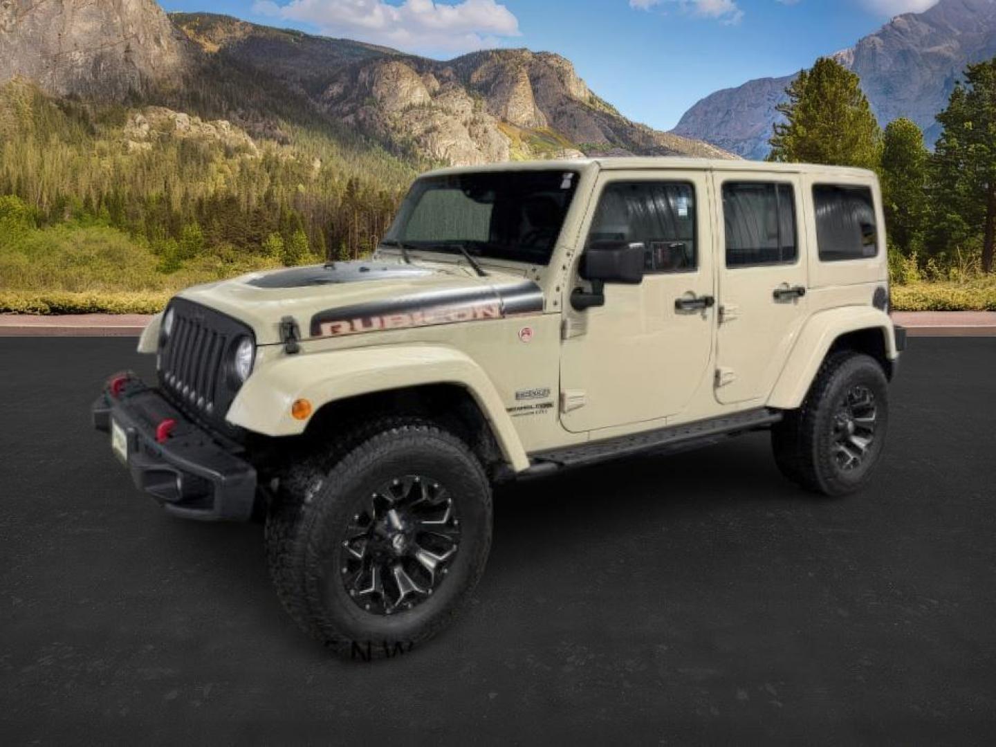 2018 TAN /Black, leather Jeep Wrangler JK (1C4BJWFG4JL) with an 36L V6 DOHC 24V FFV engine, Automatic transmission, located at 1175 N Woodruff Ave, Idaho Falls, ID, 83401, 43.506901, -111.999657 - At Timberline Auto, finding a great deal on your next vehicle is always easy! Our experienced sales staff's goal is to help find you the right vehicle at the right price! Our knowledgeable finance department has options for almost any credit score. We offer extended service contract options to prote - Photo#0