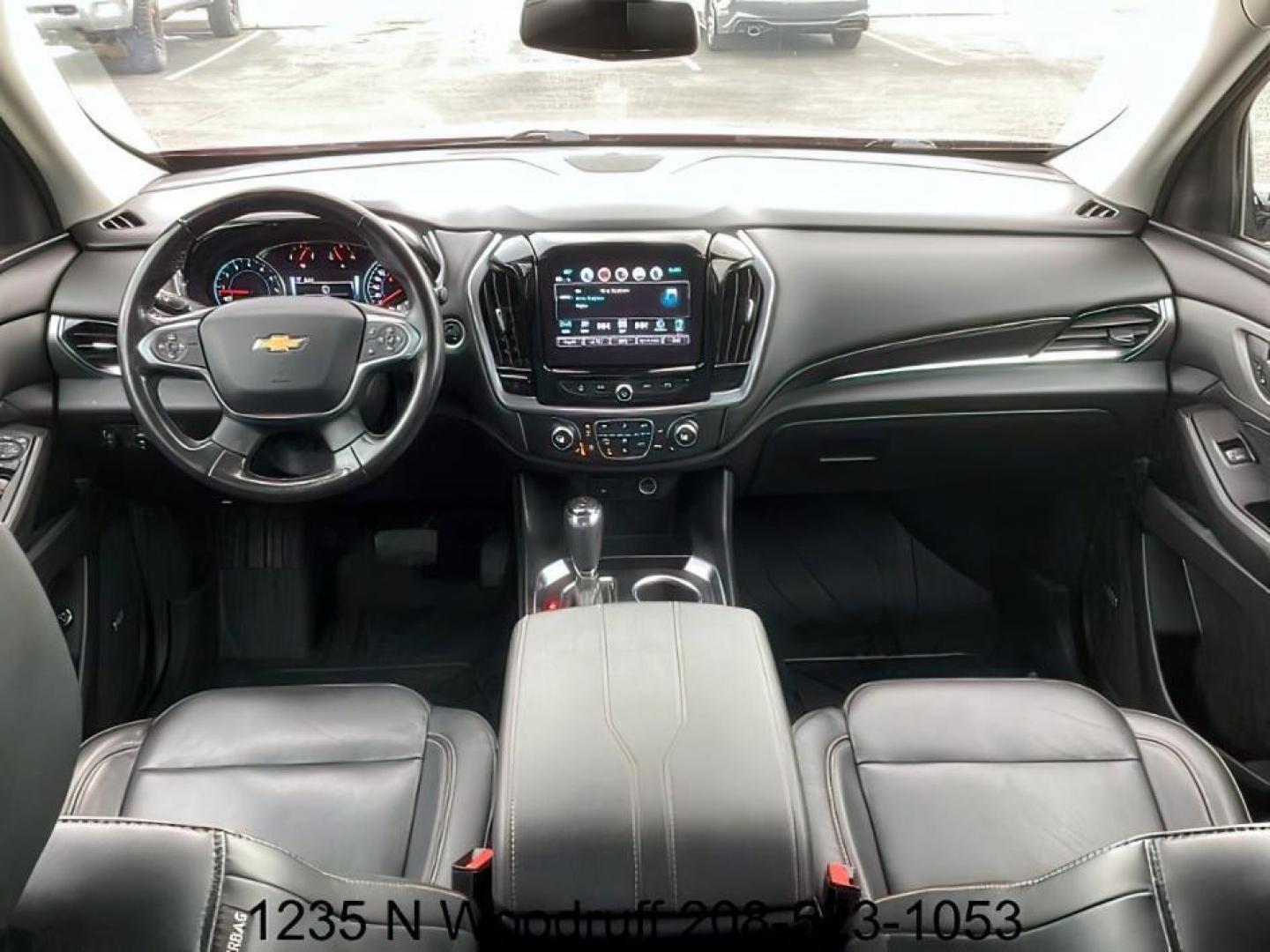 2019 Cajun Red Tintcoat /Jet Black, leather Chevrolet Traverse Premier AWD (1GNEVJKW6KJ) with an 3.6L V6 DOHC 24V engine, 9-Speed Automatic transmission, located at 1235 N Woodruff Ave., Idaho Falls, 83401, (208) 523-1053, 43.507172, -112.000488 - At Timberline Auto, finding a great deal on your next vehicle is always easy! Our experienced sales staff's goal is to help find you the right vehicle at the right price! Our knowledgeable finance department has options for almost any credit score. We offer extended service contract options to prote - Photo#18