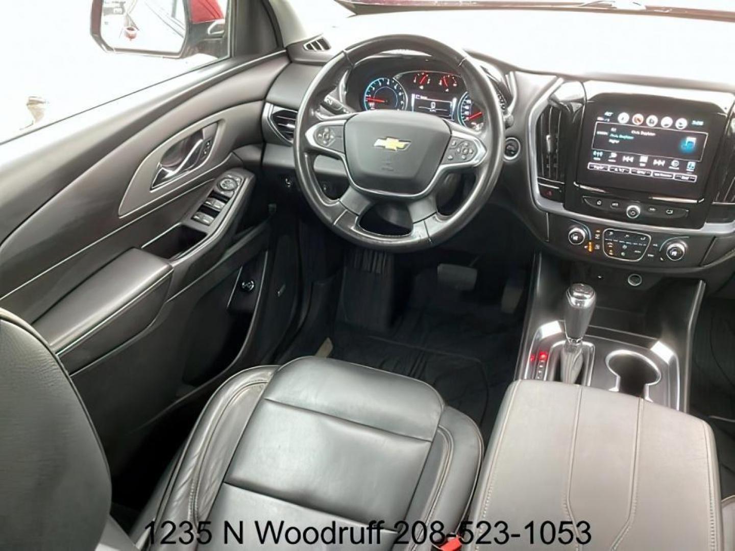 2019 Cajun Red Tintcoat /Jet Black, leather Chevrolet Traverse Premier AWD (1GNEVJKW6KJ) with an 3.6L V6 DOHC 24V engine, 9-Speed Automatic transmission, located at 1235 N Woodruff Ave., Idaho Falls, 83401, (208) 523-1053, 43.507172, -112.000488 - At Timberline Auto, finding a great deal on your next vehicle is always easy! Our experienced sales staff's goal is to help find you the right vehicle at the right price! Our knowledgeable finance department has options for almost any credit score. We offer extended service contract options to prote - Photo#19