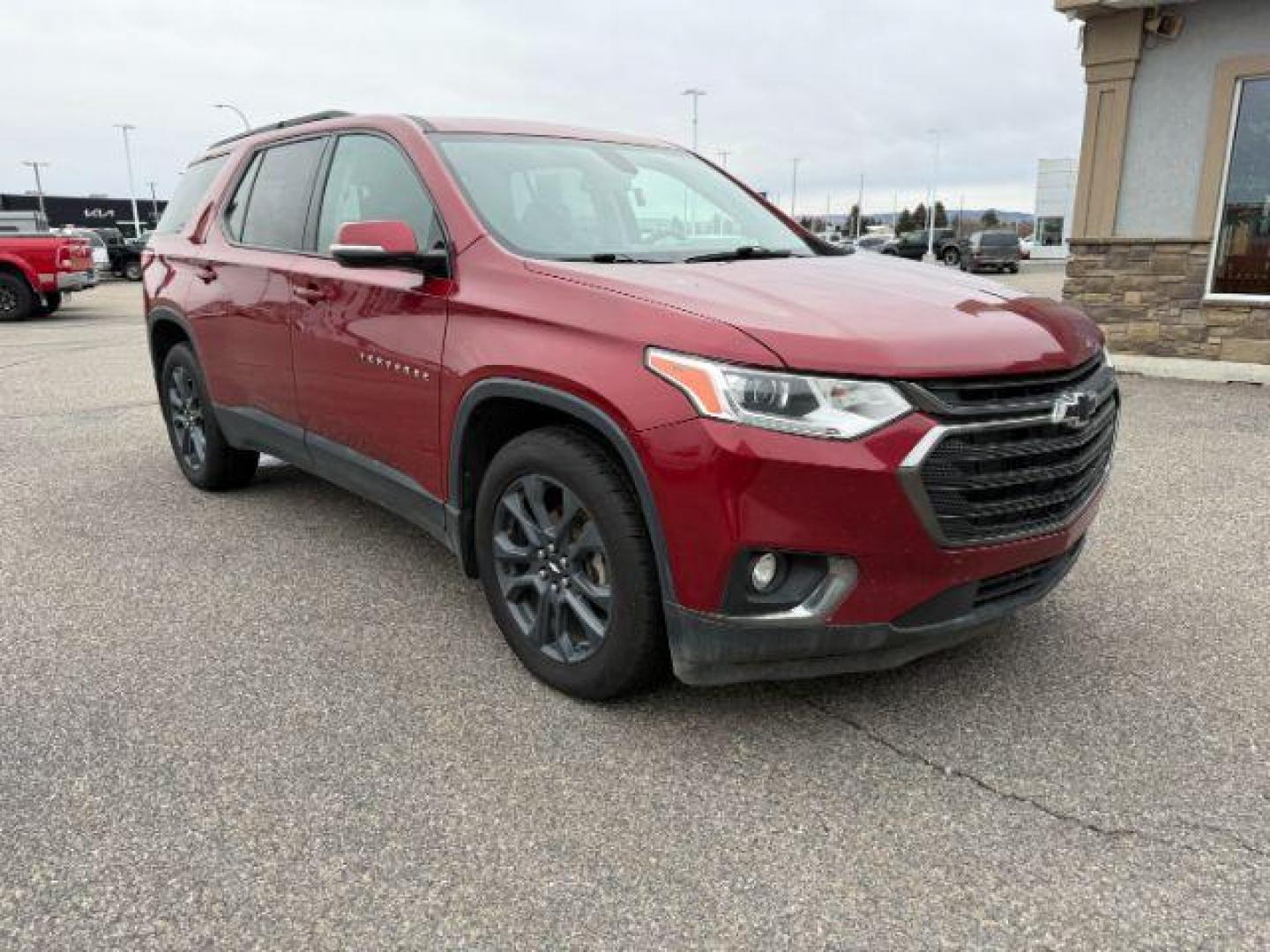 2019 Cajun Red Tintcoat /Jet Black, leather Chevrolet Traverse (1GNEVJKW6KJ) with an 36L V6 DOHC 24V engine, Automatic transmission, located at 1175 N Woodruff Ave, Idaho Falls, ID, 83401, 43.506901, -111.999657 - At Timberline Auto, finding a great deal on your next vehicle is always easy! Our experienced sales staff's goal is to help find you the right vehicle at the right price! Our knowledgeable finance department has options for almost any credit score. We offer extended service contract options to prote - Photo#42