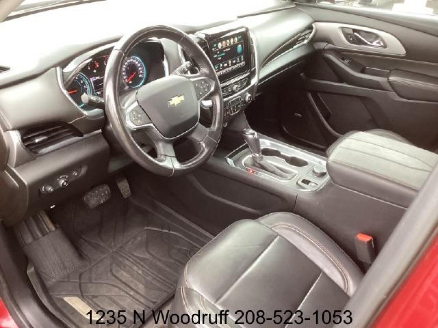 2019 Cajun Red Tintcoat /Jet Black, leather Chevrolet Traverse Premier AWD (1GNEVJKW6KJ) with an 3.6L V6 DOHC 24V engine, 9-Speed Automatic transmission, located at 1235 N Woodruff Ave., Idaho Falls, 83401, (208) 523-1053, 43.507172, -112.000488 - At Timberline Auto, finding a great deal on your next vehicle is always easy! Our experienced sales staff's goal is to help find you the right vehicle at the right price! Our knowledgeable finance department has options for almost any credit score. We offer extended service contract options to prote - Photo#11
