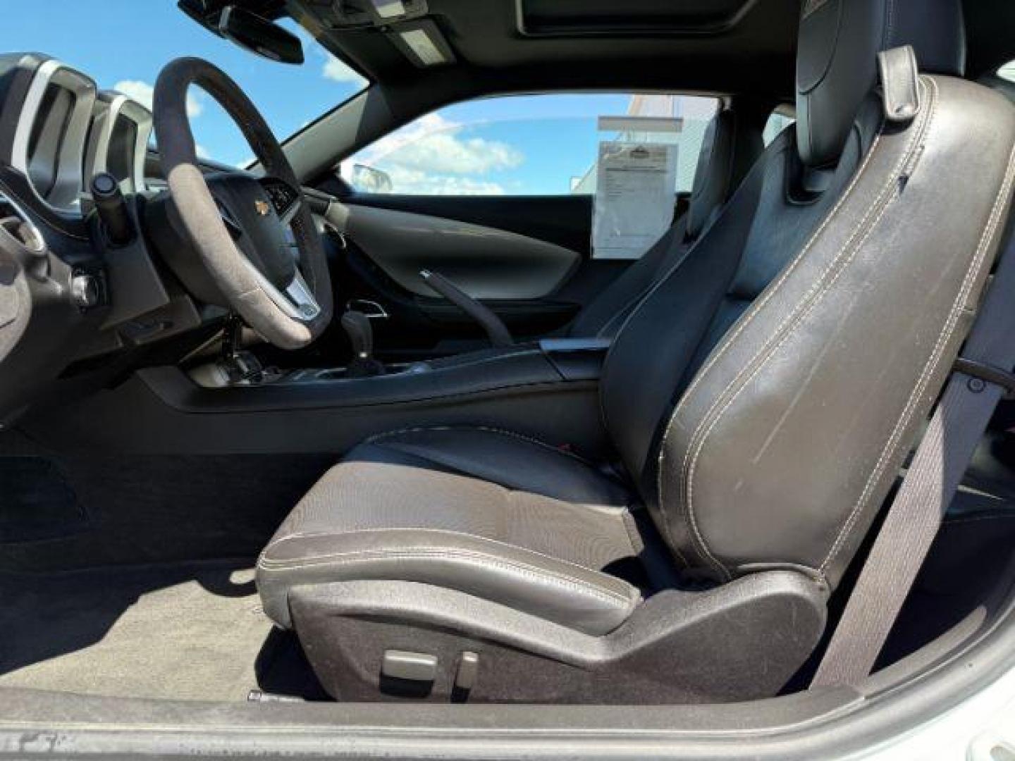 2013 Summit White /Black Leather Interior Chevrolet Camaro 2SS Coupe (2G1FT1EW2D9) with an 6.2L V8 OHV 16V engine, 6-Speed Manual transmission, located at 1235 N Woodruff Ave., Idaho Falls, 83401, (208) 523-1053, 43.507172, -112.000488 - At Timberline Auto, finding a great deal on your next vehicle is always easy! Our experienced sales staff's goal is to help find you the right vehicle at the right price! Our knowledgeable finance department has options for almost any credit score. We offer extended service contract options to prote - Photo#9