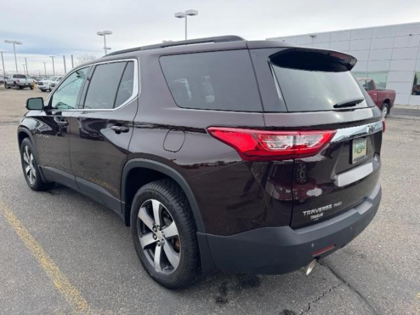 2020 Black Cherry Metallic /Jet Black, leather Chevrolet Traverse LT Feather AWD (1GNEVHKW8LJ) with an 3.6L V6 DOHC 24V engine, 9-Speed Automatic transmission, located at 1235 N Woodruff Ave., Idaho Falls, 83401, (208) 523-1053, 43.507172, -112.000488 - At Timberline Auto, finding a great deal on your next vehicle is always easy! Our experienced sales staff's goal is to help find you the right vehicle at the right price! Our knowledgeable finance department has options for almost any credit score. We offer extended service contract options to prote - Photo#1