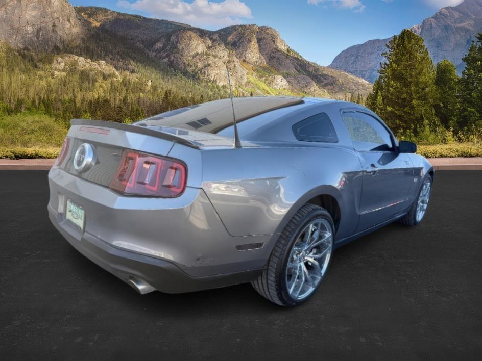 2010 GRAY /Charcoal Black Cloth Interior Ford Mustang GT Coupe (1ZVBP8CH1A5) with an 4.6L V8 SOHC 24V engine, 5-Speed Automatic transmission, located at 1235 N Woodruff Ave., Idaho Falls, 83401, (208) 523-1053, 43.507172, -112.000488 - At Timberline Auto, finding a great deal on your next vehicle is always easy! Our experienced sales staff's goal is to help find you the right vehicle at the right price! Our knowledgeable finance department has options for almost any credit score. We offer extended service contract options to prote- Photo#4