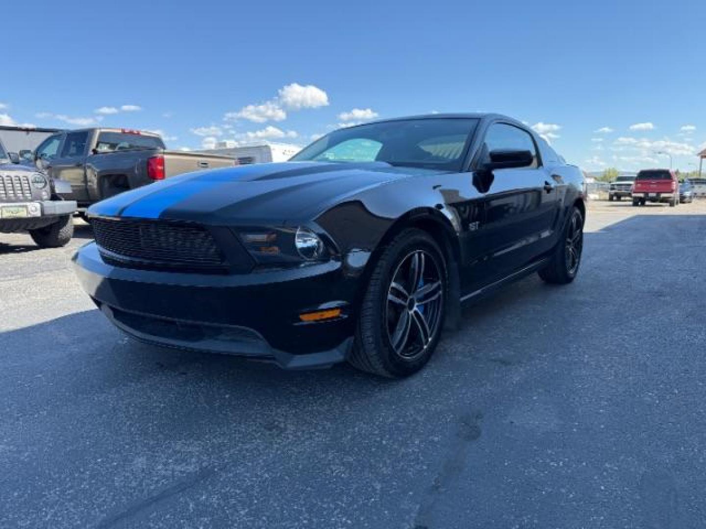 2010 BLACK /LEATHER Ford Mustang GT (1ZVBP8CH6A5) with an 4.6L V8 SOHC 24V engine, MANUAL transmission, located at 1235 N Woodruff Ave., Idaho Falls, 83401, (208) 523-1053, 43.507172, -112.000488 - Photo#0