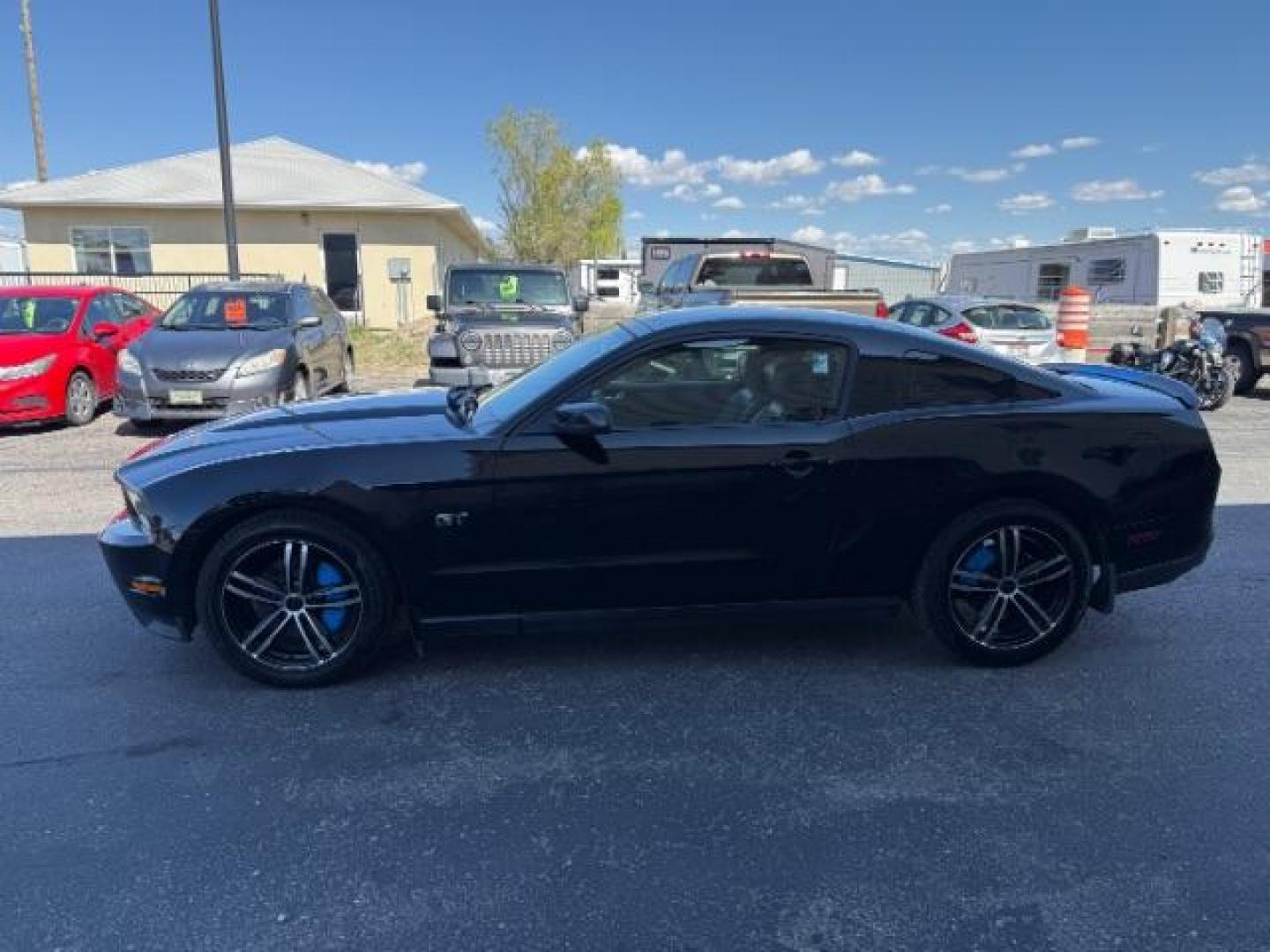 2010 BLACK /LEATHER Ford Mustang GT (1ZVBP8CH6A5) with an 4.6L V8 SOHC 24V engine, MANUAL transmission, located at 1235 N Woodruff Ave., Idaho Falls, 83401, (208) 523-1053, 43.507172, -112.000488 - Photo#1