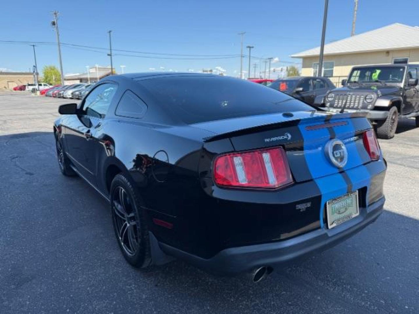 2010 BLACK /LEATHER Ford Mustang GT (1ZVBP8CH6A5) with an 4.6L V8 SOHC 24V engine, MANUAL transmission, located at 1235 N Woodruff Ave., Idaho Falls, 83401, (208) 523-1053, 43.507172, -112.000488 - Photo#2