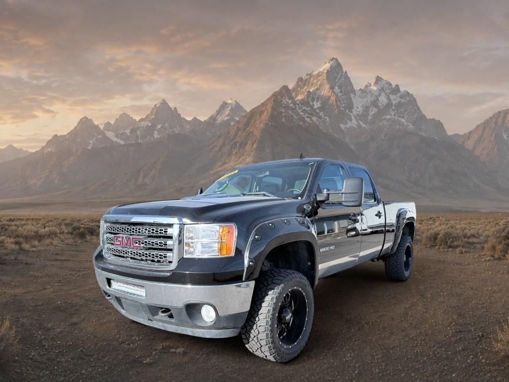 2013 Steel Gray Metallic /Ebony GMC Sierra SLT (1GT121E86DF) with an V8, 6.6L engine, 6-Speed Automatic transmission, located at 1175 N Woodruff Ave, Idaho Falls, ID, 83401, 43.506901, -111.999657 - <b>Vehicle Details</b><br>Looking for a heavy-duty pickup that blends power, comfort, and capability? This pre-owned 2013 GMC Sierra 2500 SLT with 4WD and a V8 6.6L Diesel engine is ready to tackle tough jobs and weekend adventures alike. Built for drivers who need serious towing strength and confid- Photo#25
