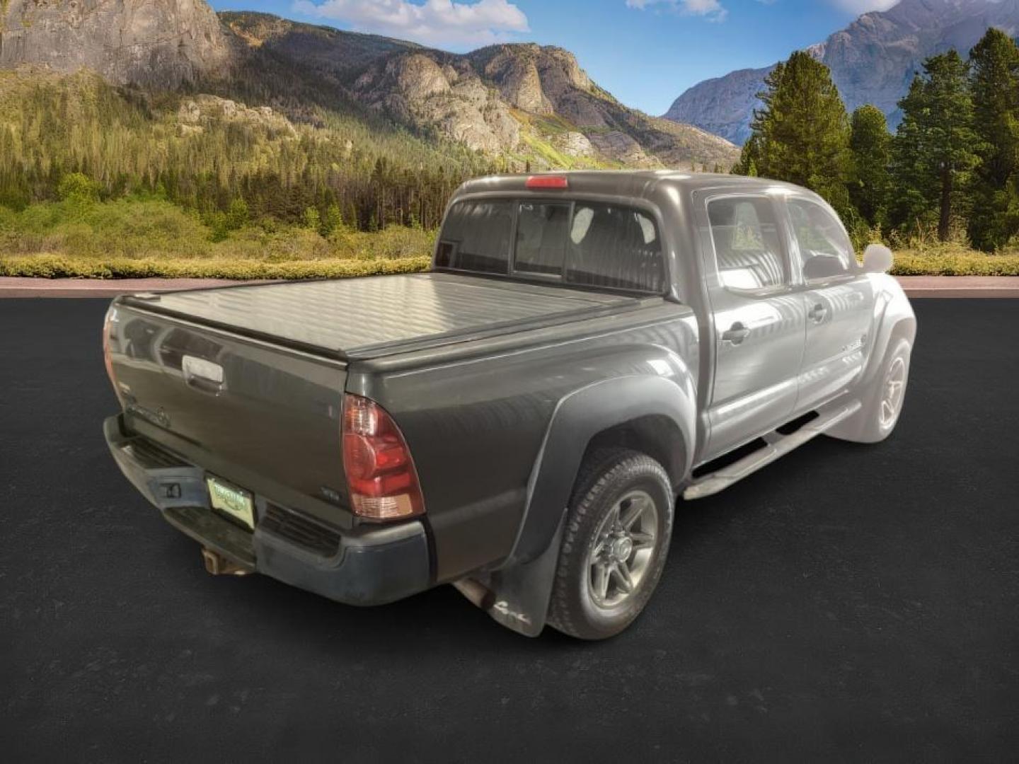 2013 GRAY /Graphite Cloth Interior Toyota Tacoma Double Cab V6 Auto 4WD (5TFLU4EN6DX) with an 4.0L V6 DOHC 24V engine, 5-Speed Automatic transmission, located at 1235 N Woodruff Ave., Idaho Falls, 83401, (208) 523-1053, 43.507172, -112.000488 - At Timberline Auto, finding a great deal on your next vehicle is always easy! Our experienced sales staff's goal is to help find you the right vehicle at the right price! Our knowledgeable finance department has options for almost any credit score. We offer extended service contract options to prote - Photo#4