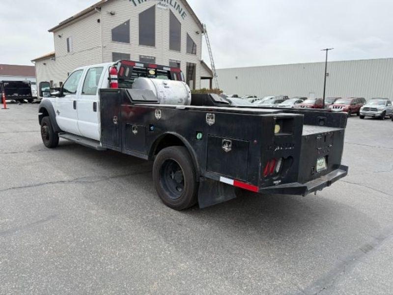 2015 Oxford White /Steel Ford F-550 XL (1FD0W5HT7FE) with an V8, 6.7L engine, 5-speed automatic transmission, located at 1175 N Woodruff Ave, Idaho Falls, ID, 83401, 43.506901, -111.999657 - <b>Vehicle Details</b><br>Ready for tough jobs and long hauls, this pre-owned 2015 Ford F-550 F Series Super Duty Crew Cab DRW 4WD is built to perform. Powered by a V8, 6.7L Diesel engine, this heavy-duty truck delivers the capability you need for demanding work, towing, and hauling. With 4x4, Dual- Photo#2