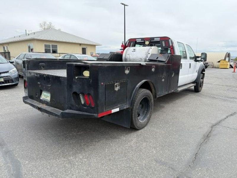 2015 Oxford White /Steel Ford F-550 XL (1FD0W5HT7FE) with an V8, 6.7L engine, 5-speed automatic transmission, located at 1175 N Woodruff Ave, Idaho Falls, ID, 83401, 43.506901, -111.999657 - <b>Vehicle Details</b><br>Ready for tough jobs and long hauls, this pre-owned 2015 Ford F-550 F Series Super Duty Crew Cab DRW 4WD is built to perform. Powered by a V8, 6.7L Diesel engine, this heavy-duty truck delivers the capability you need for demanding work, towing, and hauling. With 4x4, Dual- Photo#4