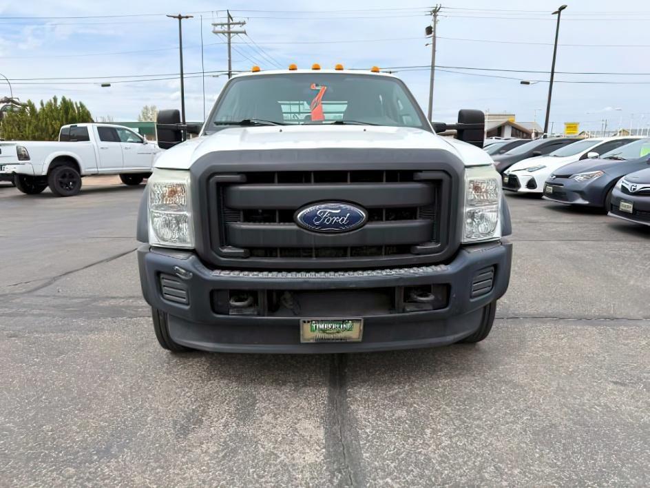 2015 WHITE /CLOTH Ford F-550 Crew Cab DRW 4WD (1FD0W5HT7FE) with an 6.7L V8 OHV 16V DIESEL engine, AUTOMATIC transmission, located at 1235 N Woodruff Ave., Idaho Falls, 83401, (208) 523-1053, 43.507172, -112.000488 - This 2015 Ford F-550 Super Duty is a commercial-grade heavy-duty truck built for demanding work, fleet use, and professional job site performance. Designed on Ford's proven Super Duty platform, it delivers the strength and durability needed for towing, equipment transport, and service applications.- Photo#7