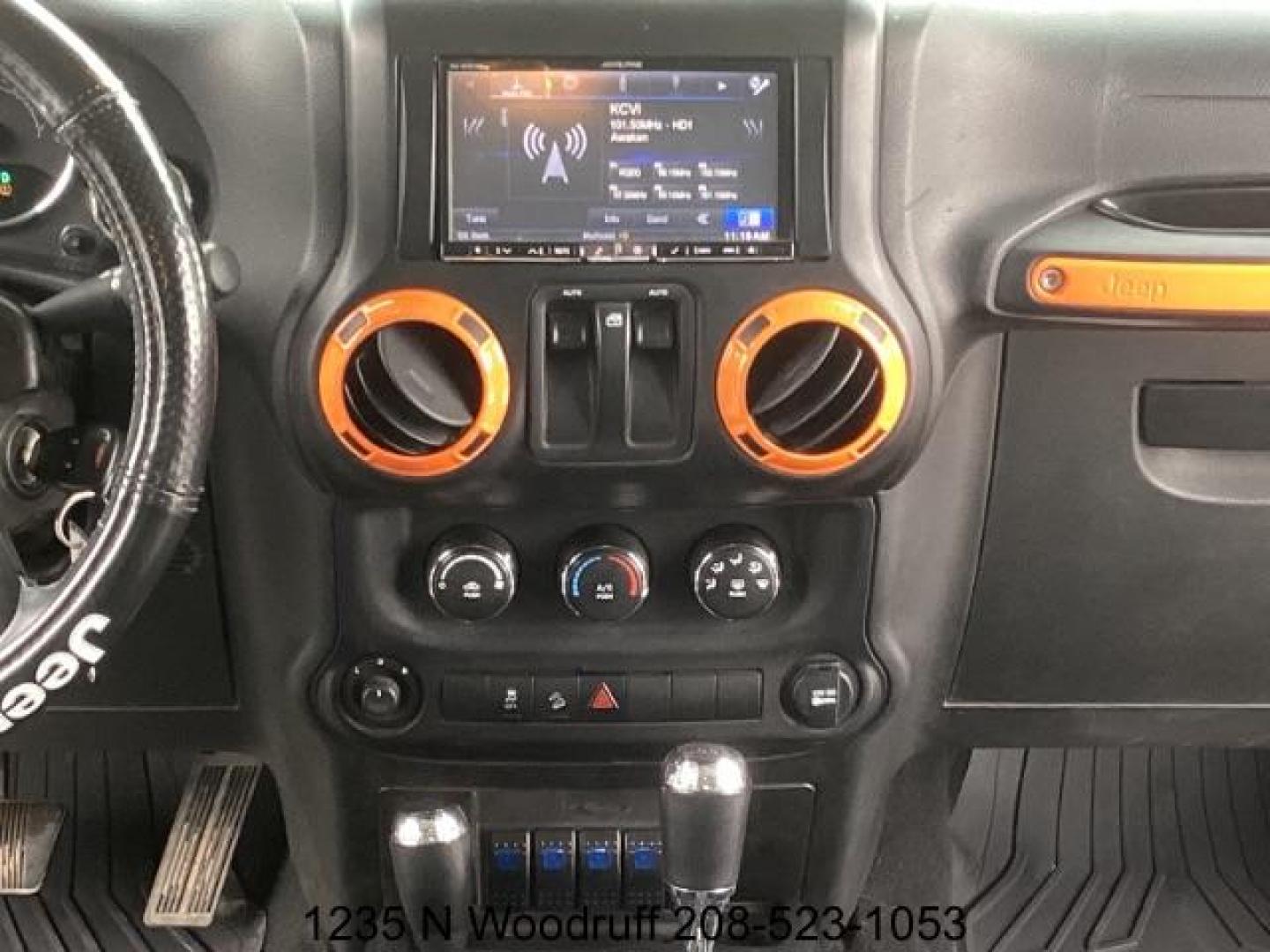 2014 ORANGE /Black Jeep Wrangler Sport 4WD (1C4AJWAG5EL) with an 3.6L V6 DOHC 24V FFV engine, 5-Speed Automatic transmission, located at 1235 N Woodruff Ave., Idaho Falls, 83401, (208) 523-1053, 43.507172, -112.000488 - At Timberline Auto, finding a great deal on your next vehicle is always easy! Our experienced sales staff's goal is to help find you the right vehicle at the right price! Our knowledgeable finance department has options for almost any credit score. We offer extended service contract options to prote - Photo#11