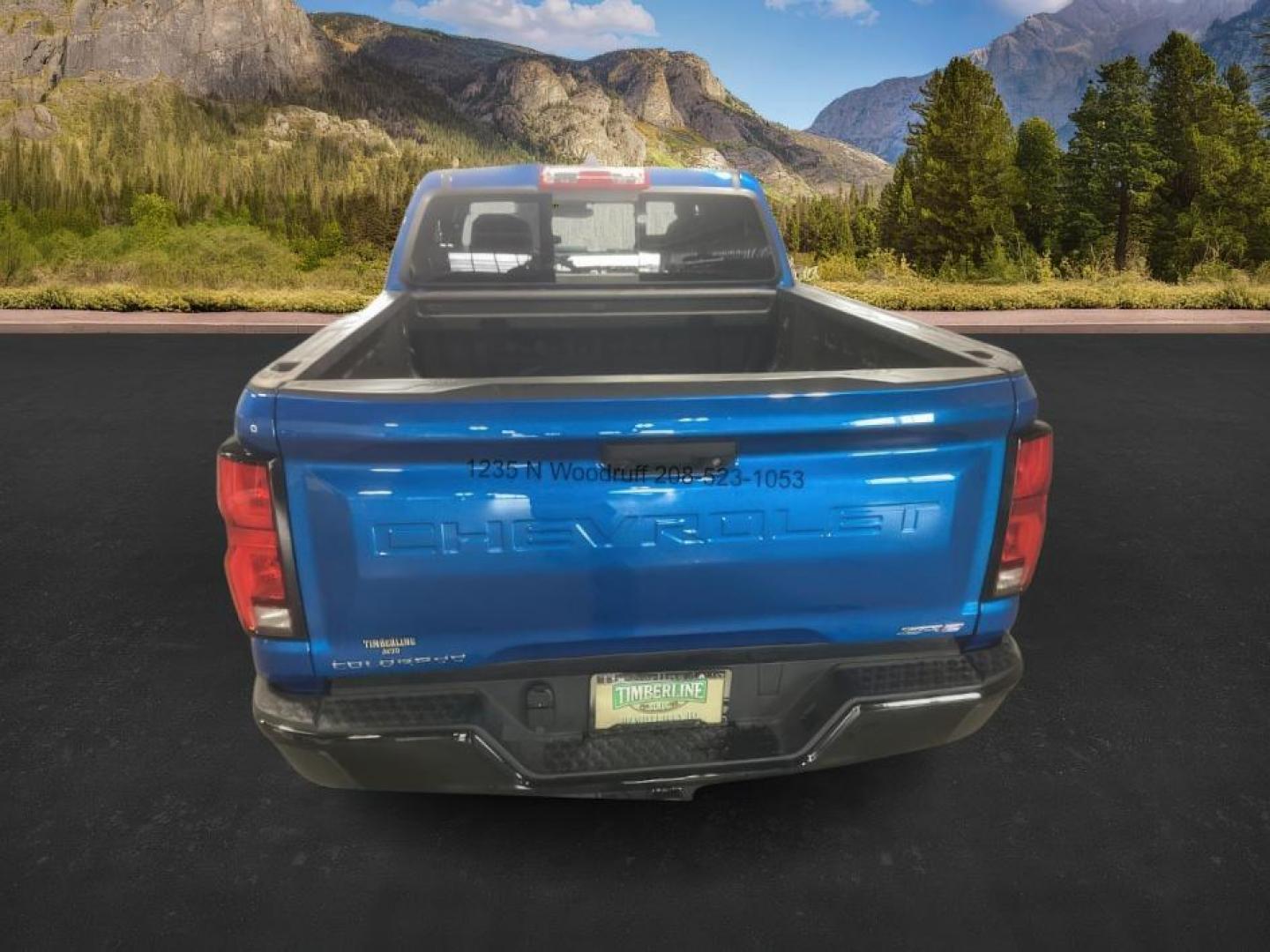 2024 Glacier Blue Metallic /Jet Black/Artem Chevrolet Colorado ZR2 Crew Cab 4WD (1GCPTFEK0R1) with an 2.7L L4 DOHC 16V TURBO engine, 6-Speed Automatic transmission, located at 1235 N Woodruff Ave., Idaho Falls, 83401, (208) 523-1053, 43.507172, -112.000488 - At Timberline Auto, finding a great deal on your next vehicle is always easy! Our experienced sales staff's goal is to help find you the right vehicle at the right price! Our knowledgeable finance department has options for almost any credit score. We offer extended service contract options to prote - Photo#3