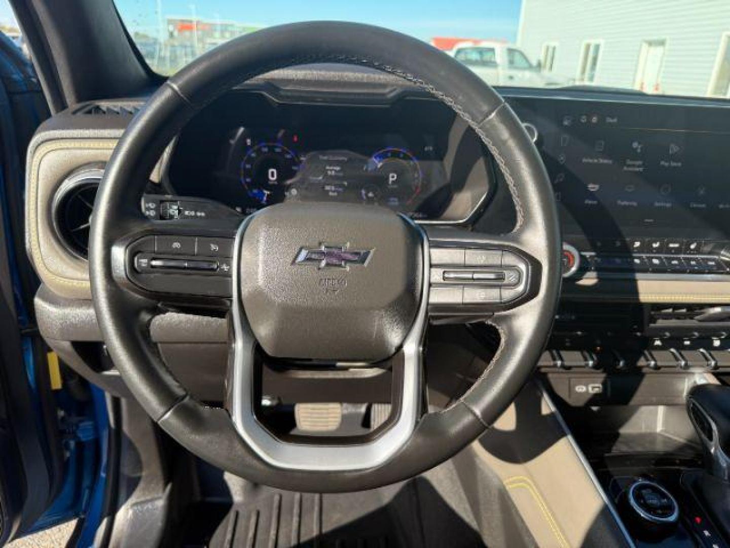 2024 Glacier Blue Metallic /Jet Black/Artem Chevrolet Colorado (1GCPTFEK0R1) with an 27L L4 DOHC 16V TURBO engine, Automatic transmission, located at 1175 N Woodruff Ave, Idaho Falls, ID, 83401, 43.506901, -111.999657 - At Timberline Auto, finding a great deal on your next vehicle is always easy! Our experienced sales staff's goal is to help find you the right vehicle at the right price! Our knowledgeable finance department has options for almost any credit score. We offer extended service contract options to prote - Photo#33