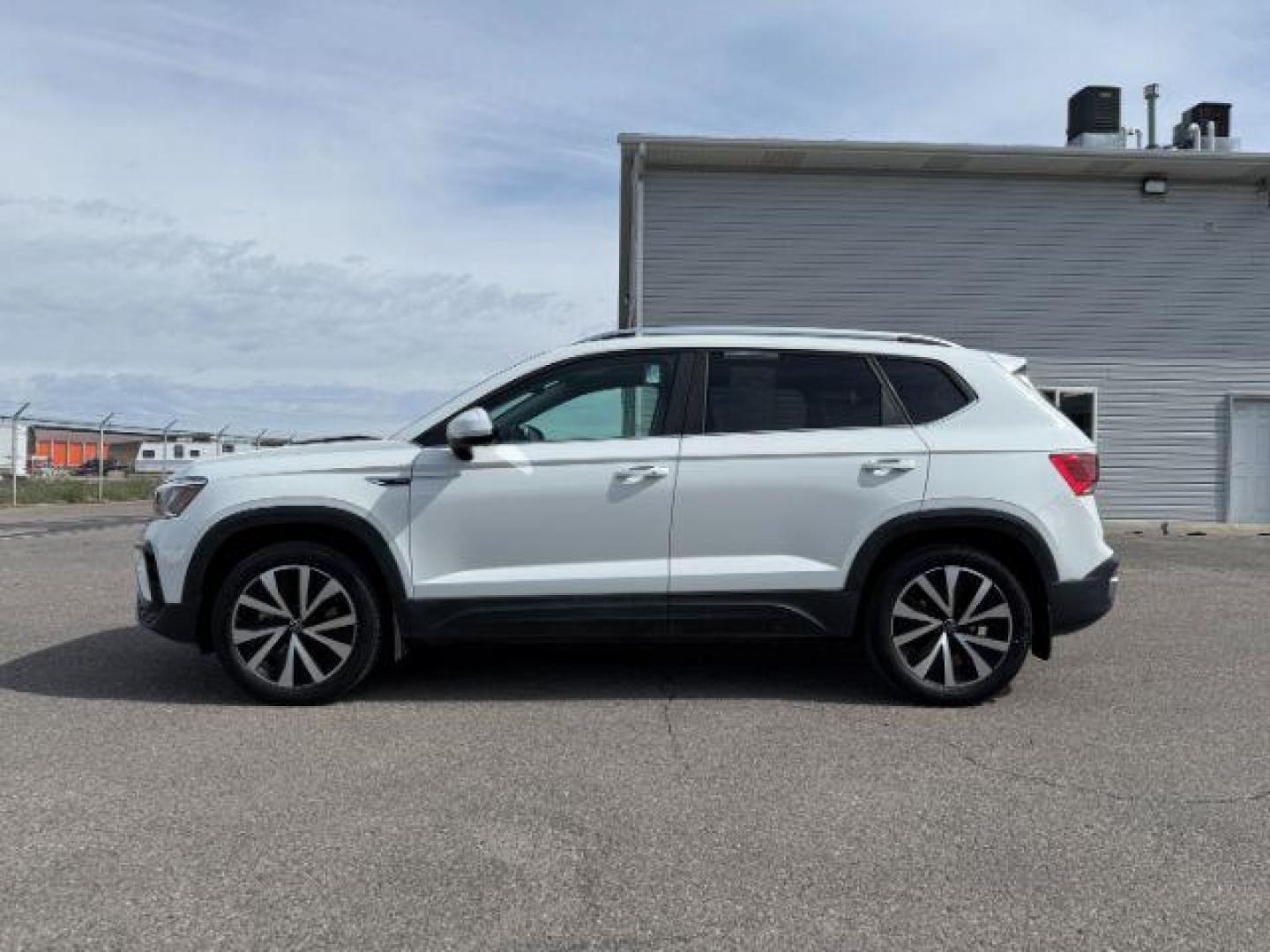 2023 Pure White /Gray Volkswagen Taos SE 4Motion (3VVNX7B27PM) with an 1.5L L4 SFI DOHC 16V engine, 7-Speed Automatic transmission, located at 1235 N Woodruff Ave., Idaho Falls, 83401, (208) 523-1053, 43.507172, -112.000488 - At Timberline Auto, finding a great deal on your next vehicle is always easy! Our experienced sales staff's goal is to help find you the right vehicle at the right price! Our knowledgeable finance department has options for almost any credit score. We offer extended service contract options to prote - Photo#1