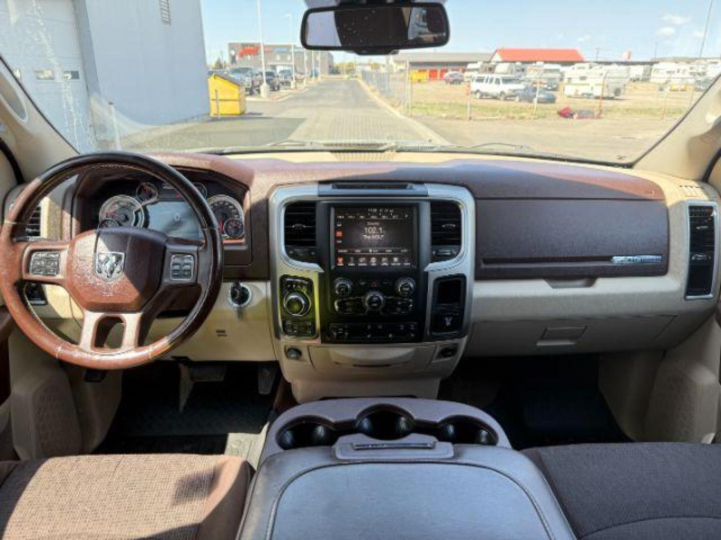 2016 GRAY /Black/Diesel Gray (Fleet), premium cloth RAM 1500 SLT Crew Cab LWB 4WD (1C6RR7TT3GS) with an 5.7L V8 OHV 16V engine, 8-Speed Automatic transmission, located at 1235 N Woodruff Ave., Idaho Falls, 83401, (208) 523-1053, 43.507172, -112.000488 - Photo#18