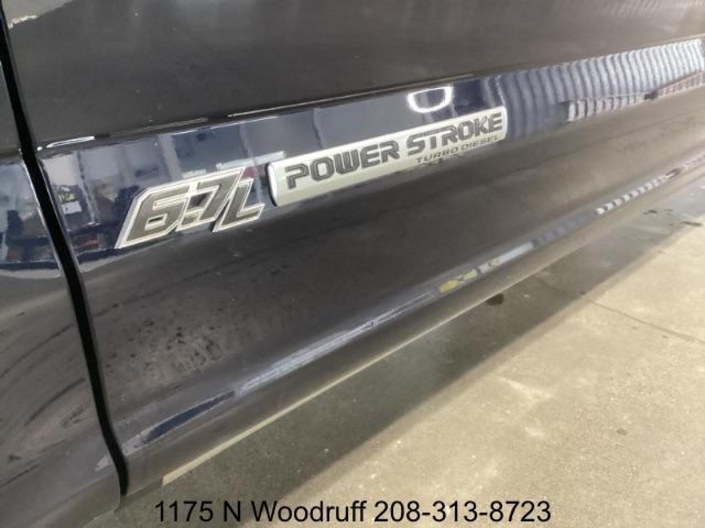 2022 Atlas Blue Metallic /Black Ford F-350 SD Platinum Crew Cab Long Box 4WD (1FT8W3BT0NE) with an 6.7L V8 OHV 16V DIESEL engine, 6-Speed Automatic transmission, located at 1235 N Woodruff Ave., Idaho Falls, 83401, (208) 523-1053, 43.507172, -112.000488 - Photo#9