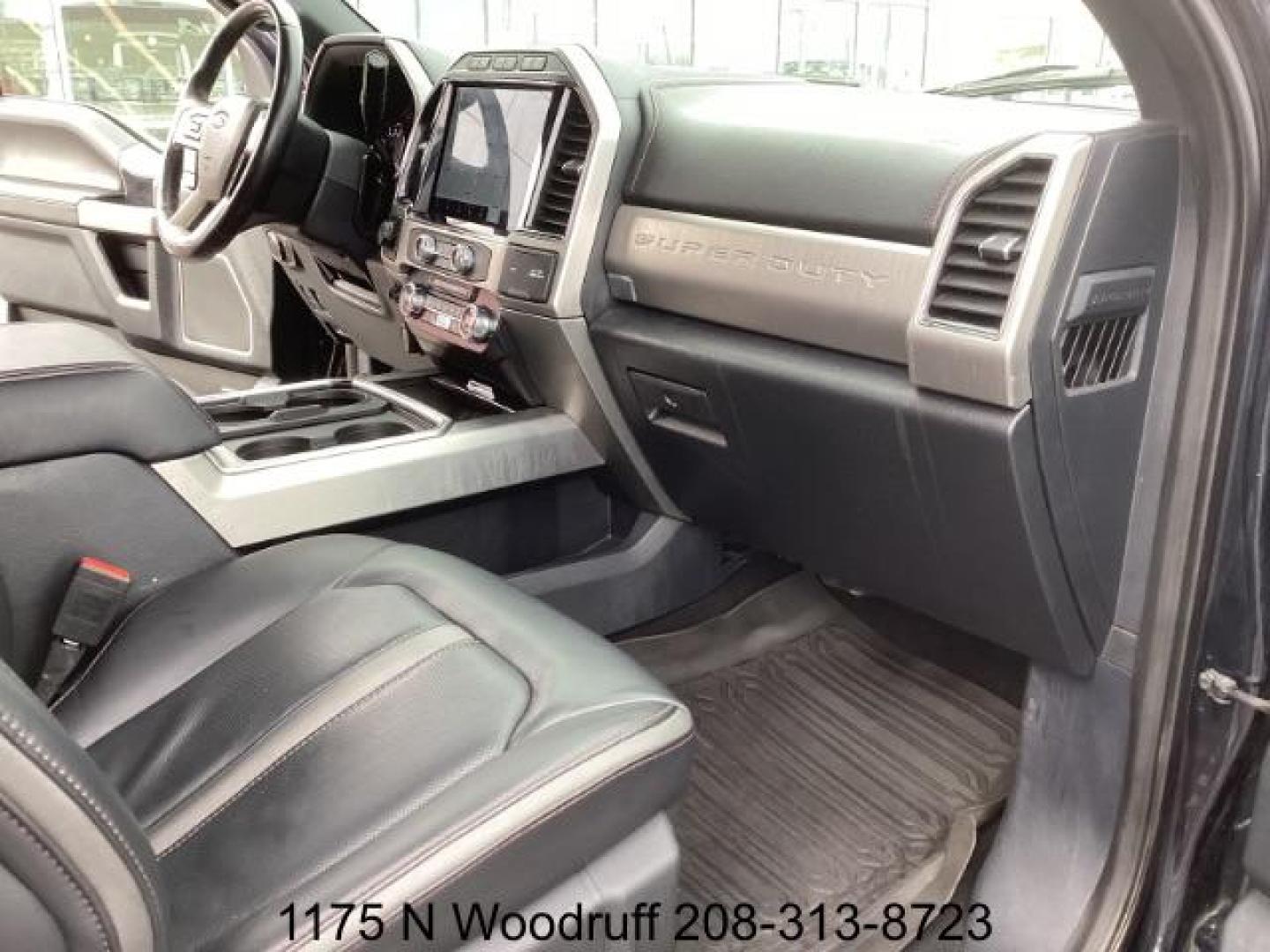 2022 Atlas Blue Metallic /Black Ford F-350 SD Platinum Crew Cab Long Box 4WD (1FT8W3BT0NE) with an 6.7L V8 OHV 16V DIESEL engine, 6-Speed Automatic transmission, located at 1235 N Woodruff Ave., Idaho Falls, 83401, (208) 523-1053, 43.507172, -112.000488 - Photo#21