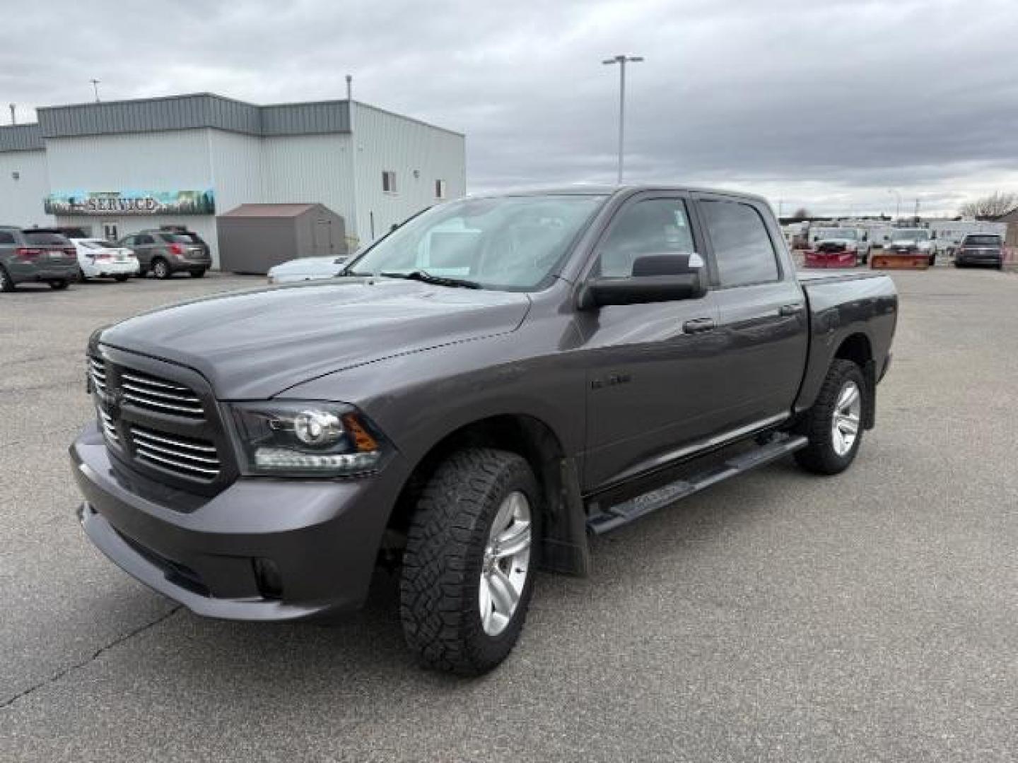 2015 BLACK /CLOTH RAM 1500 Sport Crew Cab SWB 4WD (1C6RR7MT5FS) with an 5.7L V8 OHV 16V engine, 8-Speed Automatic transmission, located at 1235 N Woodruff Ave., Idaho Falls, 83401, (208) 523-1053, 43.507172, -112.000488 - Photo#0