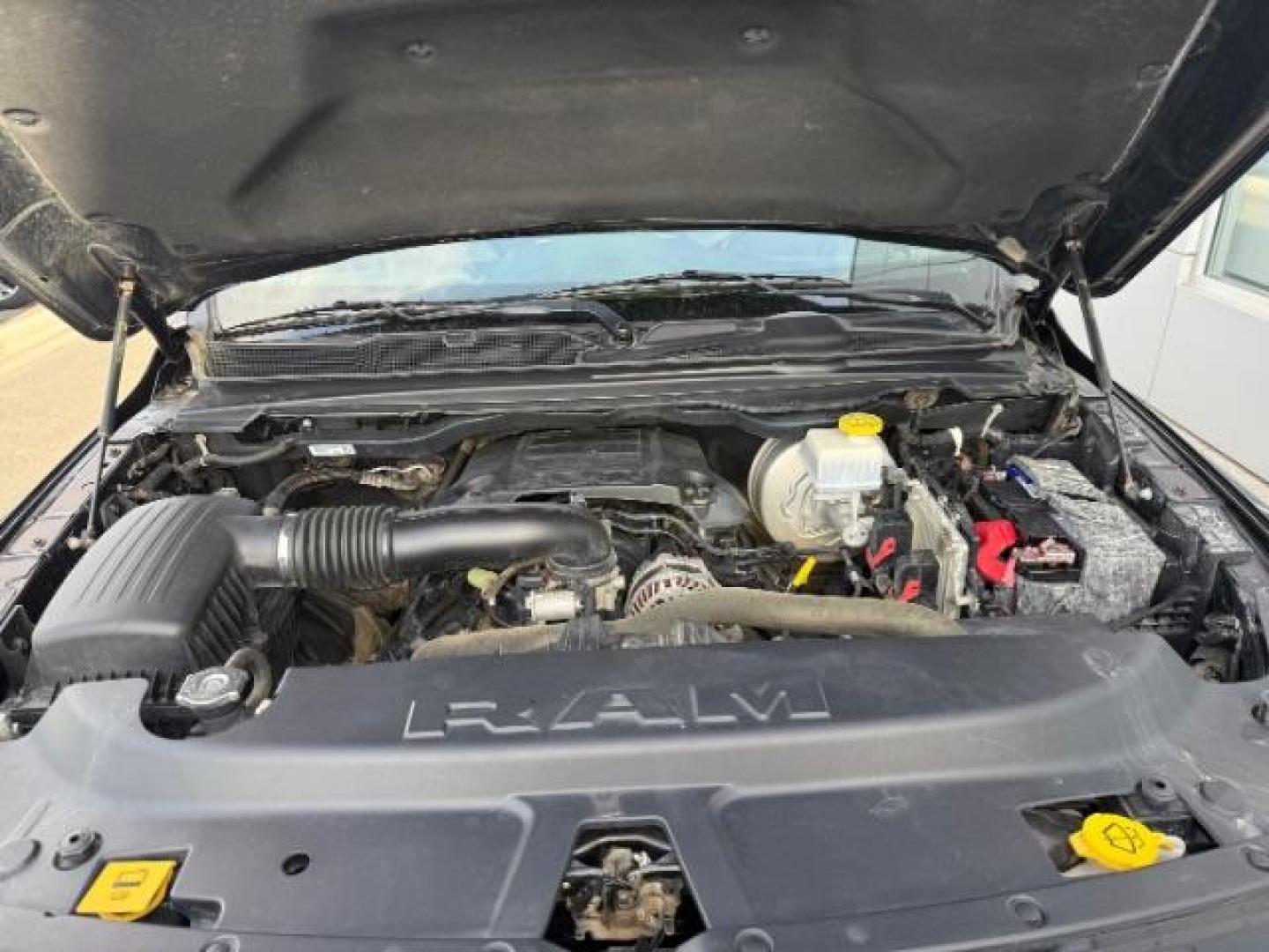 2019 BLACK /Black/Red, vinyl/cloth RAM 1500 Rebel Crew Cab SB 4WD (1C6SRFLT0KN) with an 5.7L V8 OHV 16V engine, 8-Speed Automatic transmission, located at 1235 N Woodruff Ave., Idaho Falls, 83401, (208) 523-1053, 43.507172, -112.000488 - Photo#11