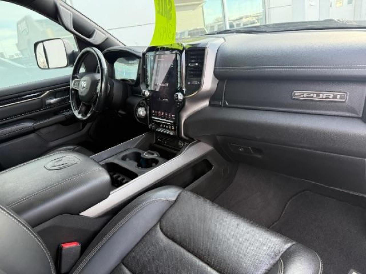 2019 BLACK /Black/Red, vinyl/cloth RAM 1500 Rebel Crew Cab SB 4WD (1C6SRFLT0KN) with an 5.7L V8 OHV 16V engine, 8-Speed Automatic transmission, located at 1235 N Woodruff Ave., Idaho Falls, 83401, (208) 523-1053, 43.507172, -112.000488 - Photo#17