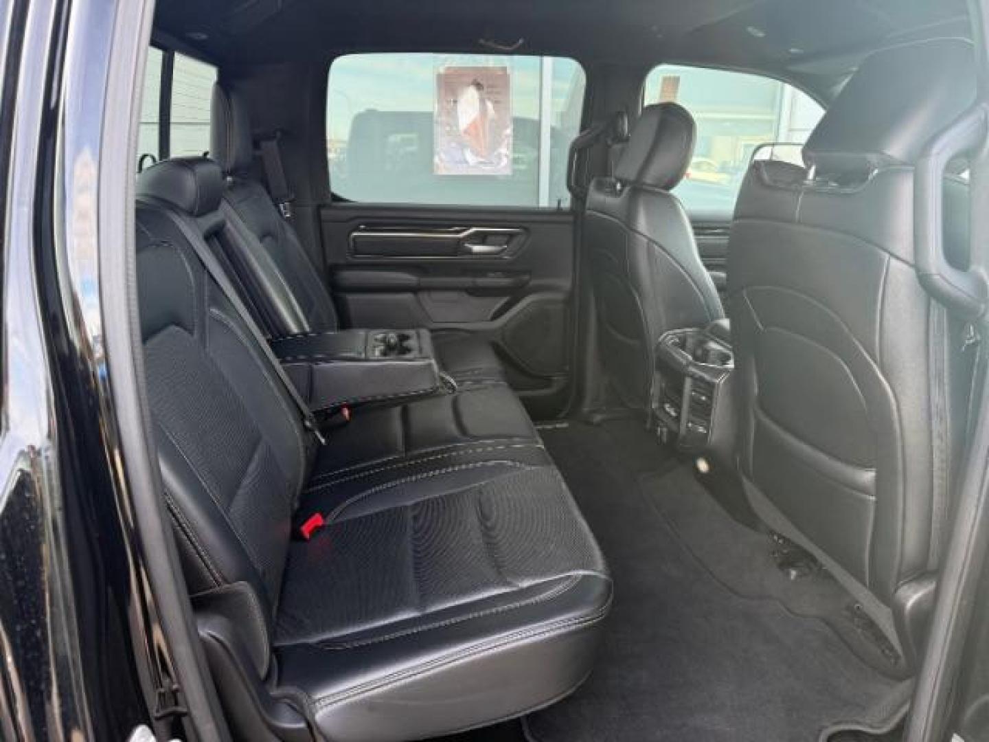2019 BLACK /Black/Red, vinyl/cloth RAM 1500 Rebel Crew Cab SB 4WD (1C6SRFLT0KN) with an 5.7L V8 OHV 16V engine, 8-Speed Automatic transmission, located at 1235 N Woodruff Ave., Idaho Falls, 83401, (208) 523-1053, 43.507172, -112.000488 - Photo#19