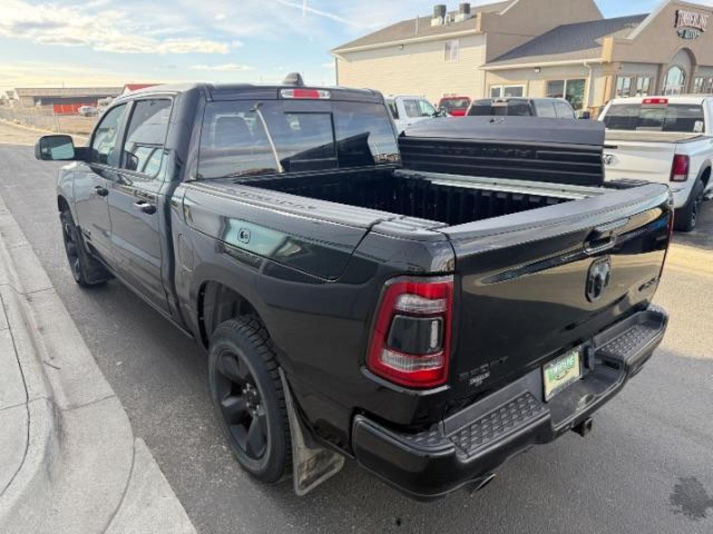 2019 BLACK /Black/Red, vinyl/cloth RAM 1500 Rebel Crew Cab SB 4WD (1C6SRFLT0KN) with an 5.7L V8 OHV 16V engine, 8-Speed Automatic transmission, located at 1235 N Woodruff Ave., Idaho Falls, 83401, (208) 523-1053, 43.507172, -112.000488 - Photo#6