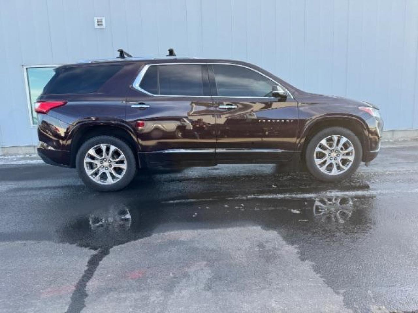 2020 Black Cherry Metallic /Jet Black, leather Chevrolet Traverse Premier AWD (1GNEVKKW8LJ) with an 3.6L V6 DOHC 24V engine, 9-Speed Automatic transmission, located at 1235 N Woodruff Ave., Idaho Falls, 83401, (208) 523-1053, 43.507172, -112.000488 - Photo#1