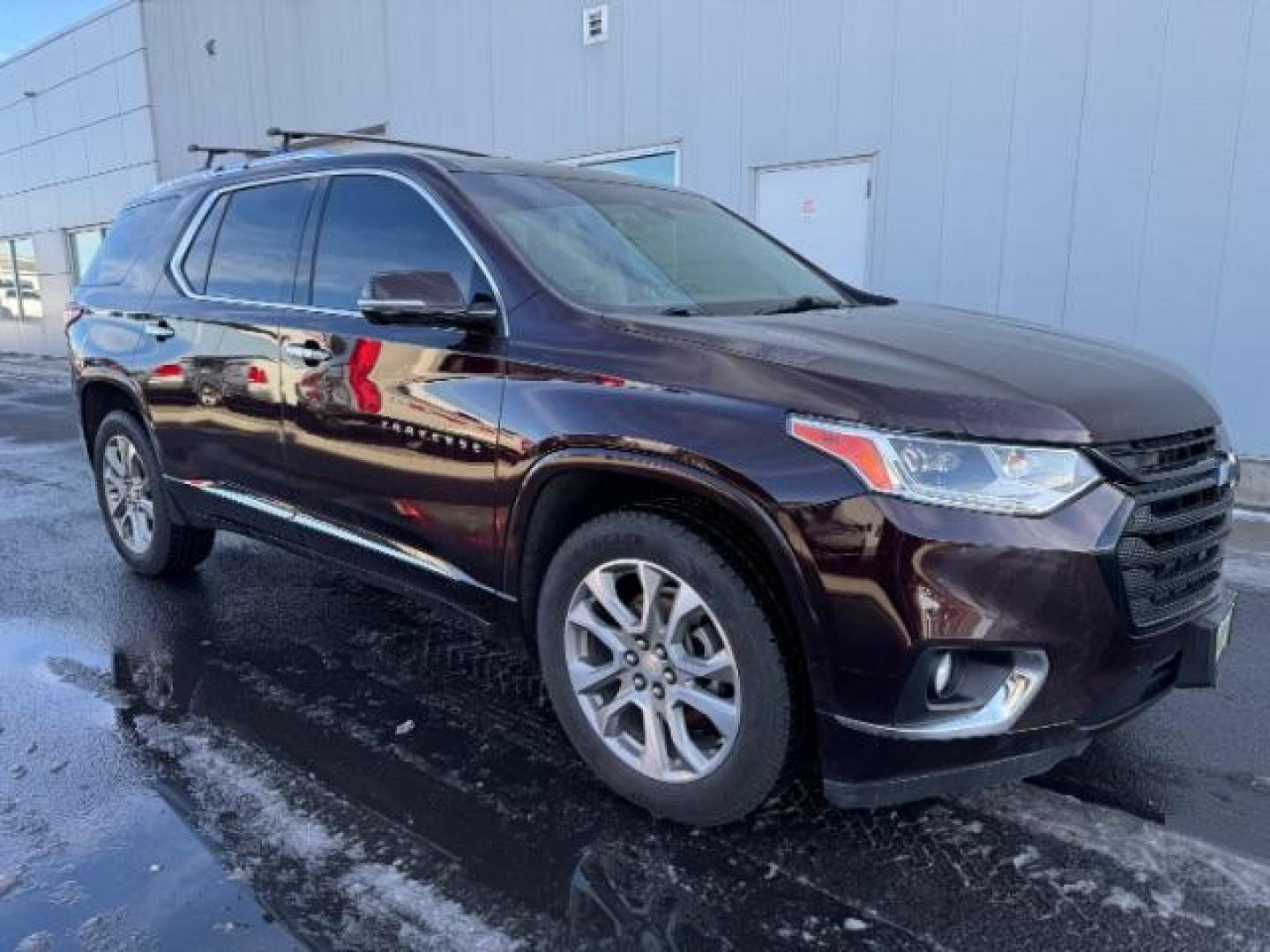 2020 Black Cherry Metallic /Jet Black, leather Chevrolet Traverse Premier AWD (1GNEVKKW8LJ) with an 3.6L V6 DOHC 24V engine, 9-Speed Automatic transmission, located at 1235 N Woodruff Ave., Idaho Falls, 83401, (208) 523-1053, 43.507172, -112.000488 - Photo#3