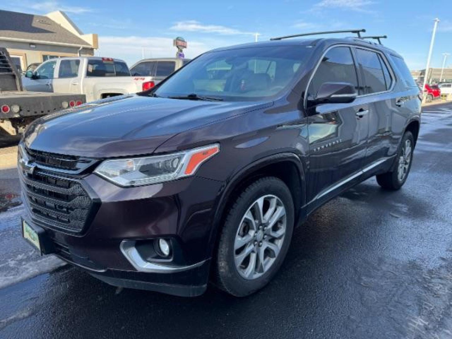2020 Black Cherry Metallic /Jet Black, leather Chevrolet Traverse Premier AWD (1GNEVKKW8LJ) with an 3.6L V6 DOHC 24V engine, 9-Speed Automatic transmission, located at 1235 N Woodruff Ave., Idaho Falls, 83401, (208) 523-1053, 43.507172, -112.000488 - Photo#0