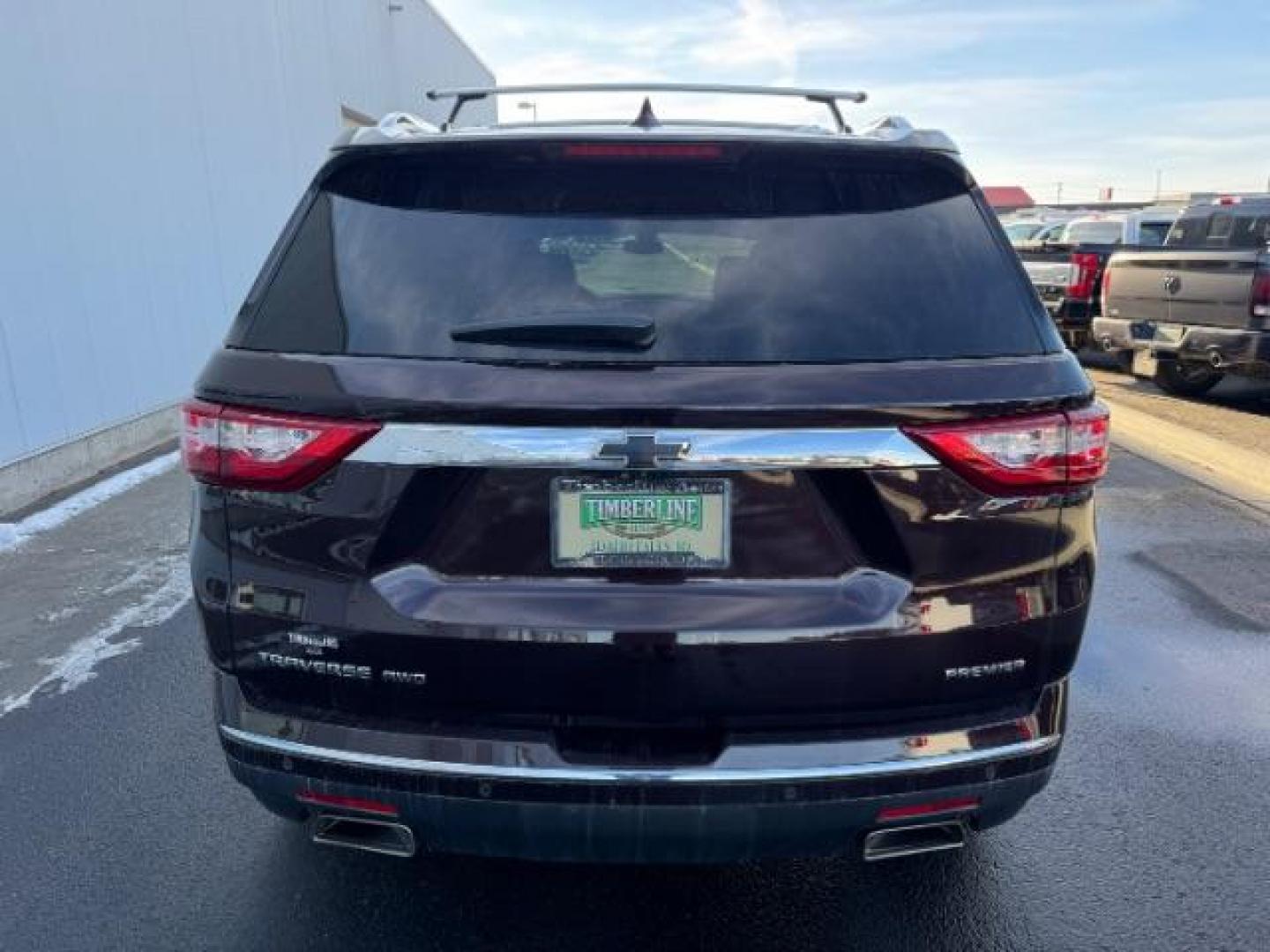 2020 Black Cherry Metallic /Jet Black, leather Chevrolet Traverse Premier AWD (1GNEVKKW8LJ) with an 3.6L V6 DOHC 24V engine, 9-Speed Automatic transmission, located at 1235 N Woodruff Ave., Idaho Falls, 83401, (208) 523-1053, 43.507172, -112.000488 - Photo#2