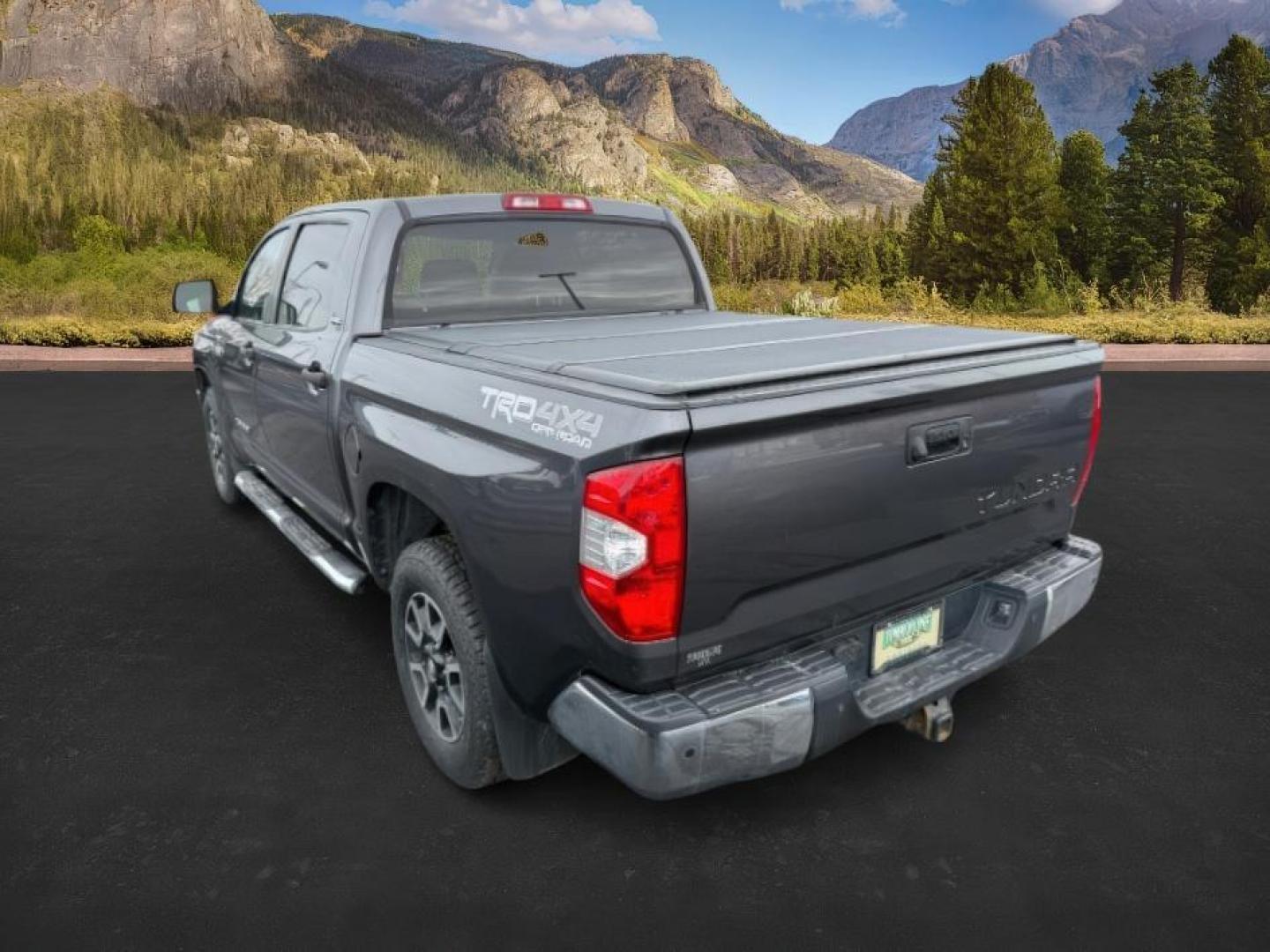 2017 Magnetic Gray Metallic /Black, cloth Toyota Tundra SR5 5.7L V8 CrewMax 4WD (5TFDY5F12HX) with an 5.7L V8 DOHC 32V engine, 6-Speed Automatic transmission, located at 1235 N Woodruff Ave., Idaho Falls, 83401, (208) 523-1053, 43.507172, -112.000488 - At Timberline Auto, finding a great deal on your next vehicle is always easy! Our experienced sales staff's goal is to help find you the right vehicle at the right price! Our knowledgeable finance department has options for almost any credit score. We offer extended service contract options to prote - Photo#2