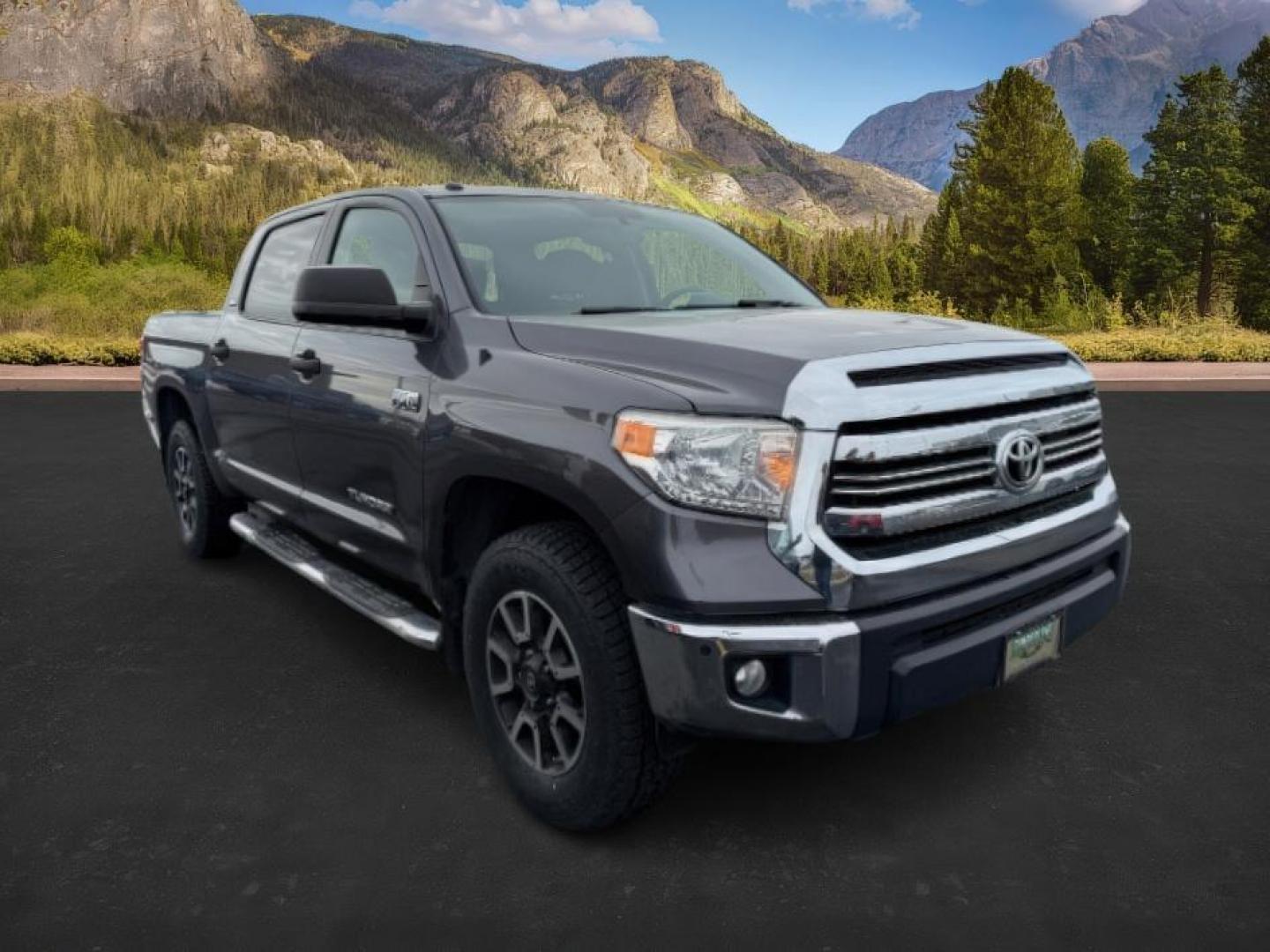 2017 Magnetic Gray Metallic /Black, cloth Toyota Tundra SR5 5.7L V8 CrewMax 4WD (5TFDY5F12HX) with an 5.7L V8 DOHC 32V engine, 6-Speed Automatic transmission, located at 1235 N Woodruff Ave., Idaho Falls, 83401, (208) 523-1053, 43.507172, -112.000488 - At Timberline Auto, finding a great deal on your next vehicle is always easy! Our experienced sales staff's goal is to help find you the right vehicle at the right price! Our knowledgeable finance department has options for almost any credit score. We offer extended service contract options to prote - Photo#6
