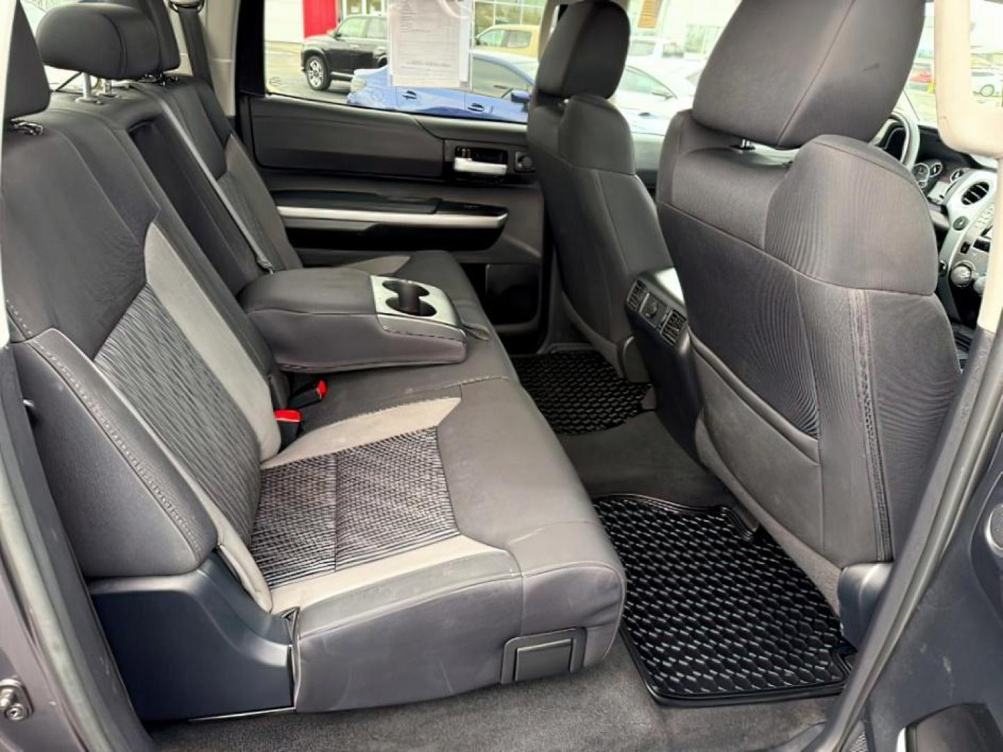 2017 Magnetic Gray Metallic /Black, cloth Toyota Tundra SR5 5.7L V8 CrewMax 4WD (5TFDY5F12HX) with an 5.7L V8 DOHC 32V engine, 6-Speed Automatic transmission, located at 1235 N Woodruff Ave., Idaho Falls, 83401, (208) 523-1053, 43.507172, -112.000488 - At Timberline Auto, finding a great deal on your next vehicle is always easy! Our experienced sales staff's goal is to help find you the right vehicle at the right price! Our knowledgeable finance department has options for almost any credit score. We offer extended service contract options to prote - Photo#21