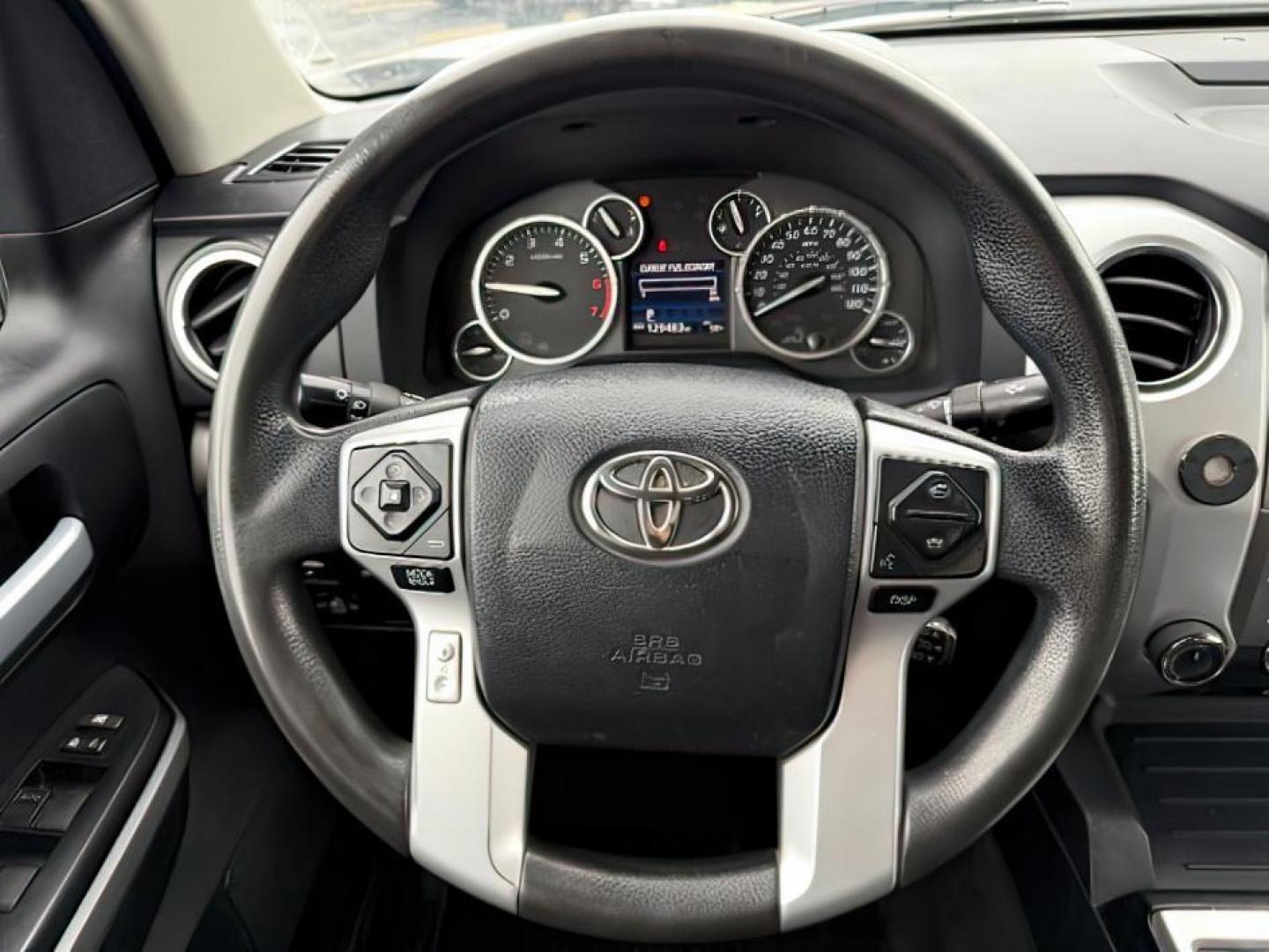 2017 Magnetic Gray Metallic /Black, cloth Toyota Tundra SR5 5.7L V8 CrewMax 4WD (5TFDY5F12HX) with an 5.7L V8 DOHC 32V engine, 6-Speed Automatic transmission, located at 1235 N Woodruff Ave., Idaho Falls, 83401, (208) 523-1053, 43.507172, -112.000488 - At Timberline Auto, finding a great deal on your next vehicle is always easy! Our experienced sales staff's goal is to help find you the right vehicle at the right price! Our knowledgeable finance department has options for almost any credit score. We offer extended service contract options to prote - Photo#26